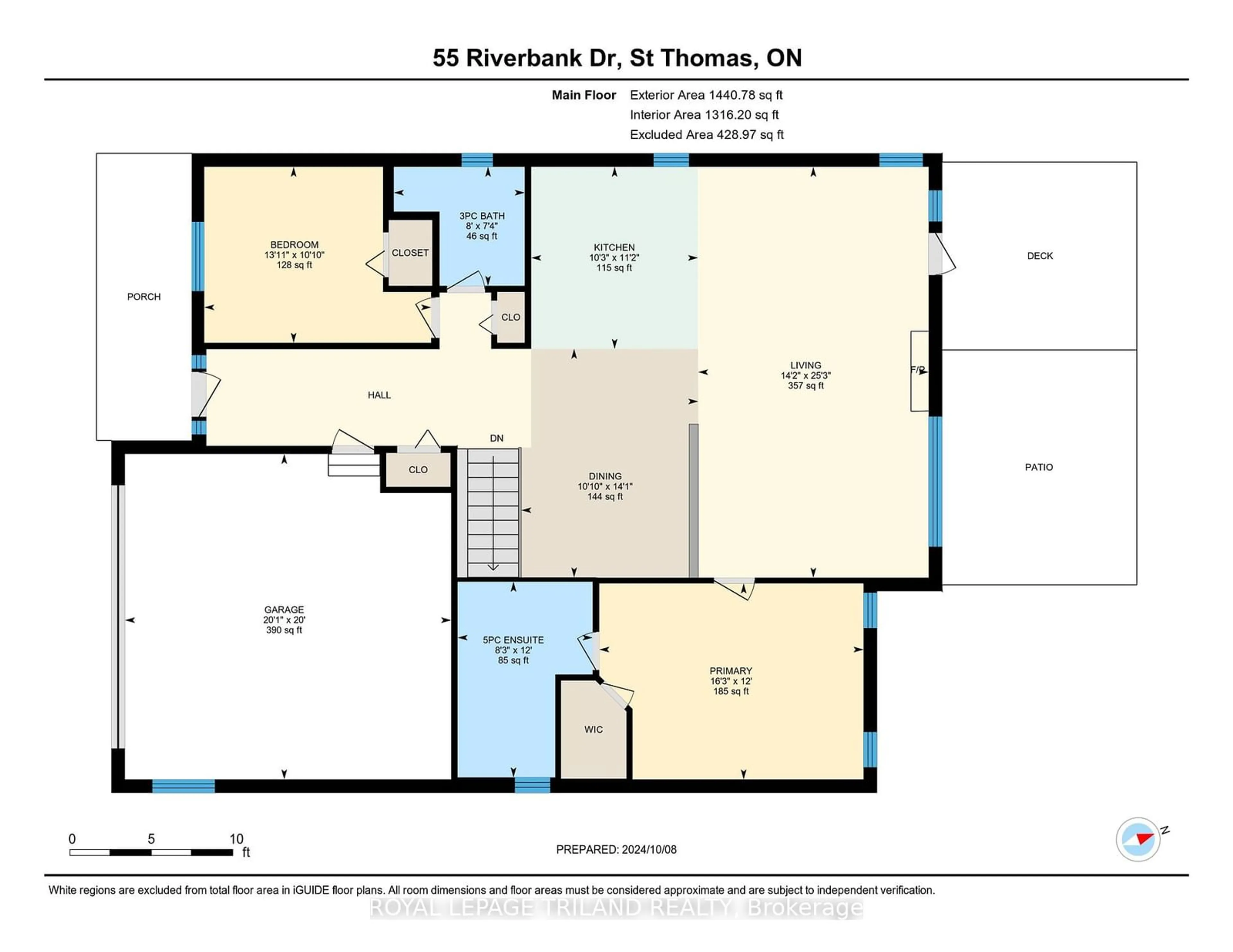 Floor plan for 55 Riverbank Dr, St. Thomas Ontario N5P 4M8