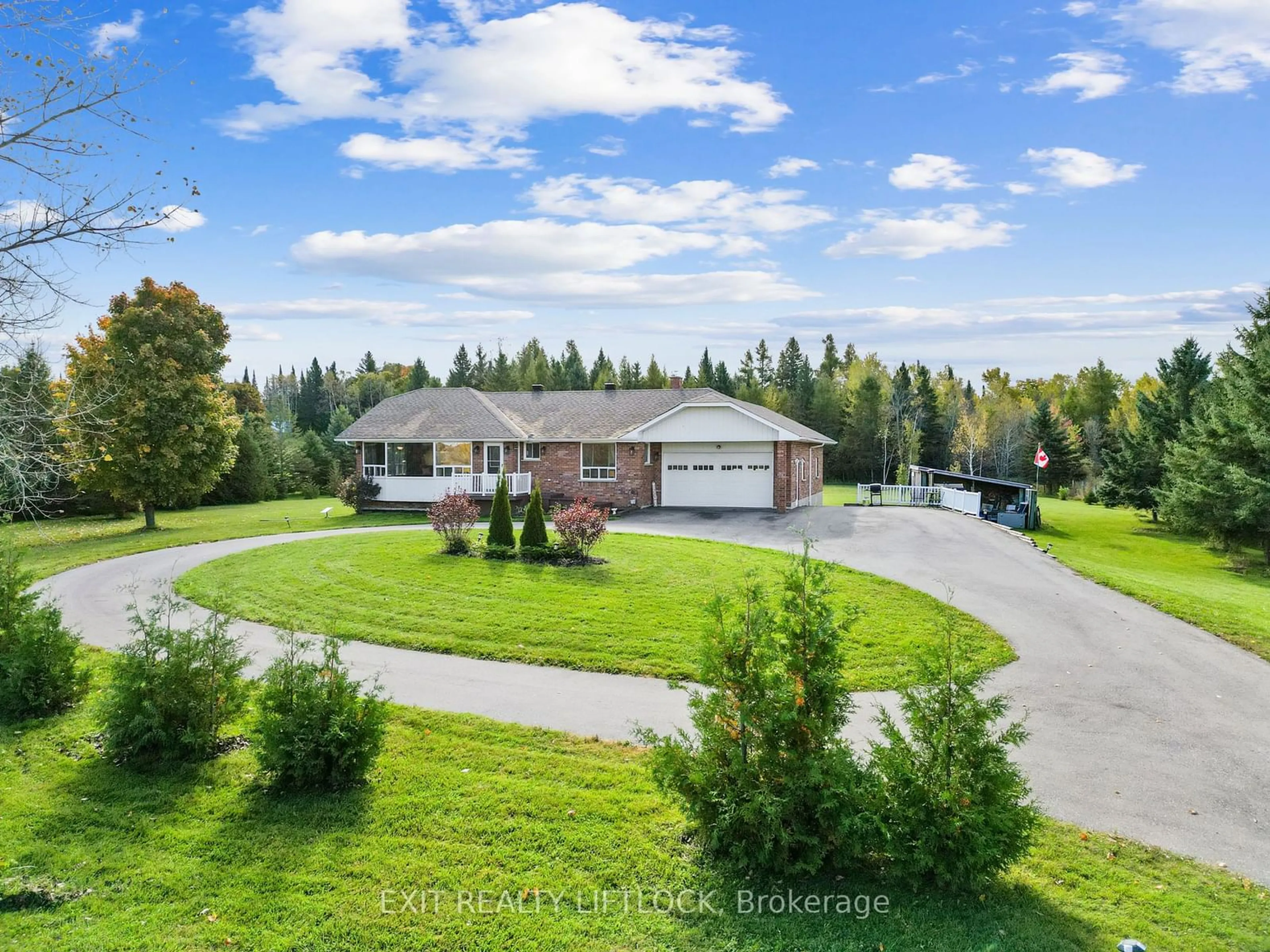 Frontside or backside of a home, the fenced backyard for 657 Concession Rd 13, Trent Hills Ontario K0L 1Y0