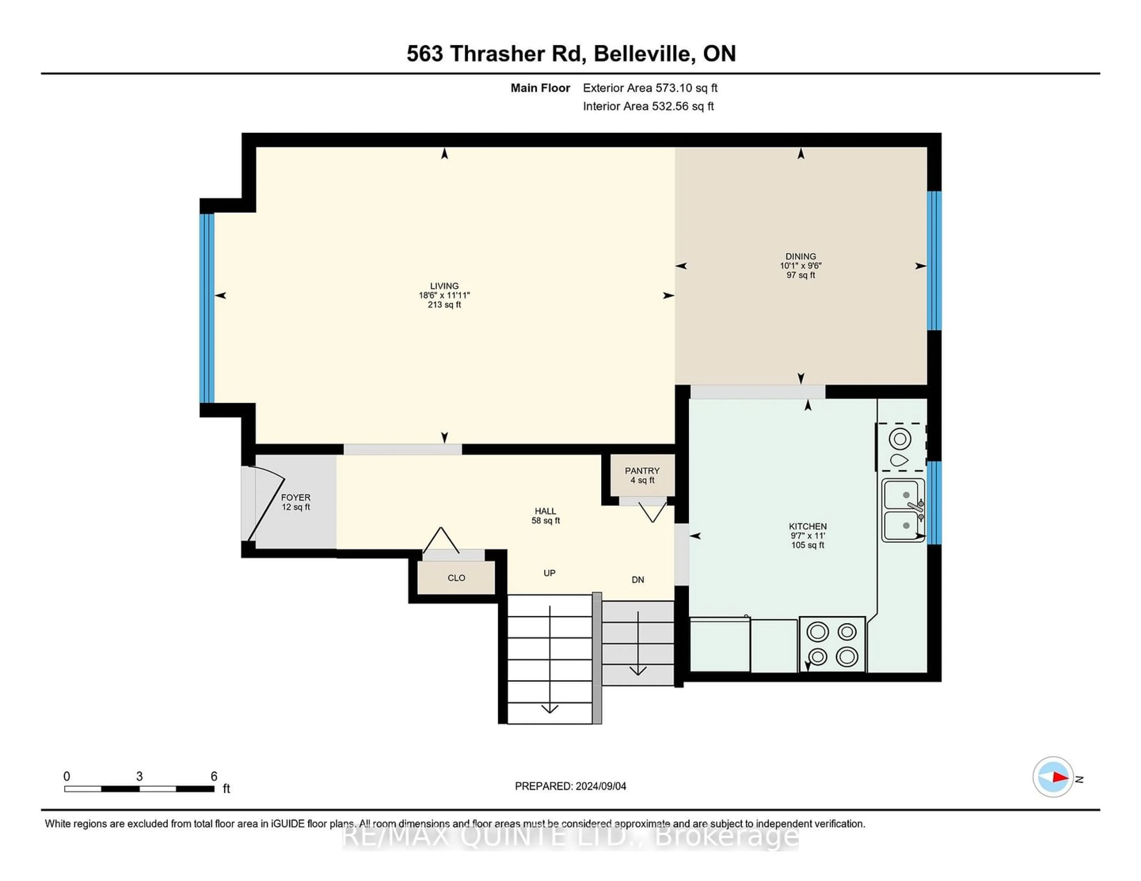 Floor plan for 563 Thrasher Rd, Belleville Ontario K0K 2V0