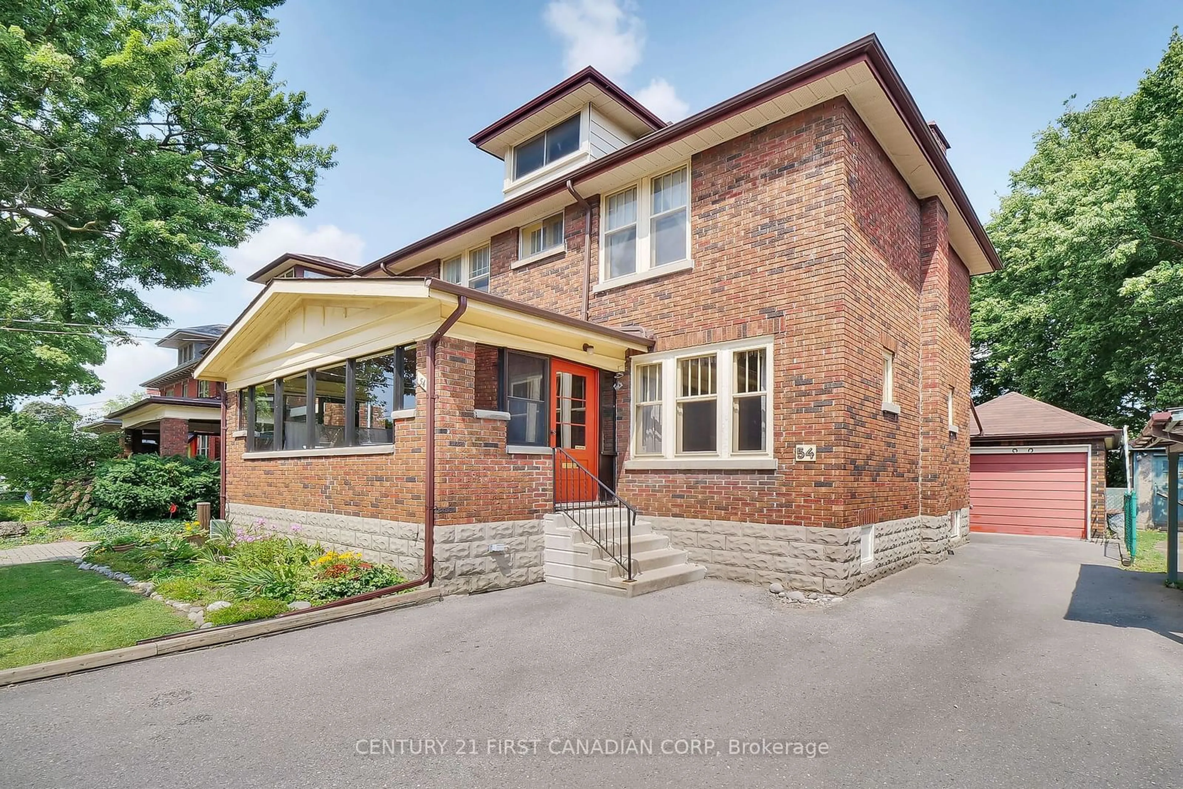 Home with brick exterior material for 54 Victor St, London Ontario N6C 1B7