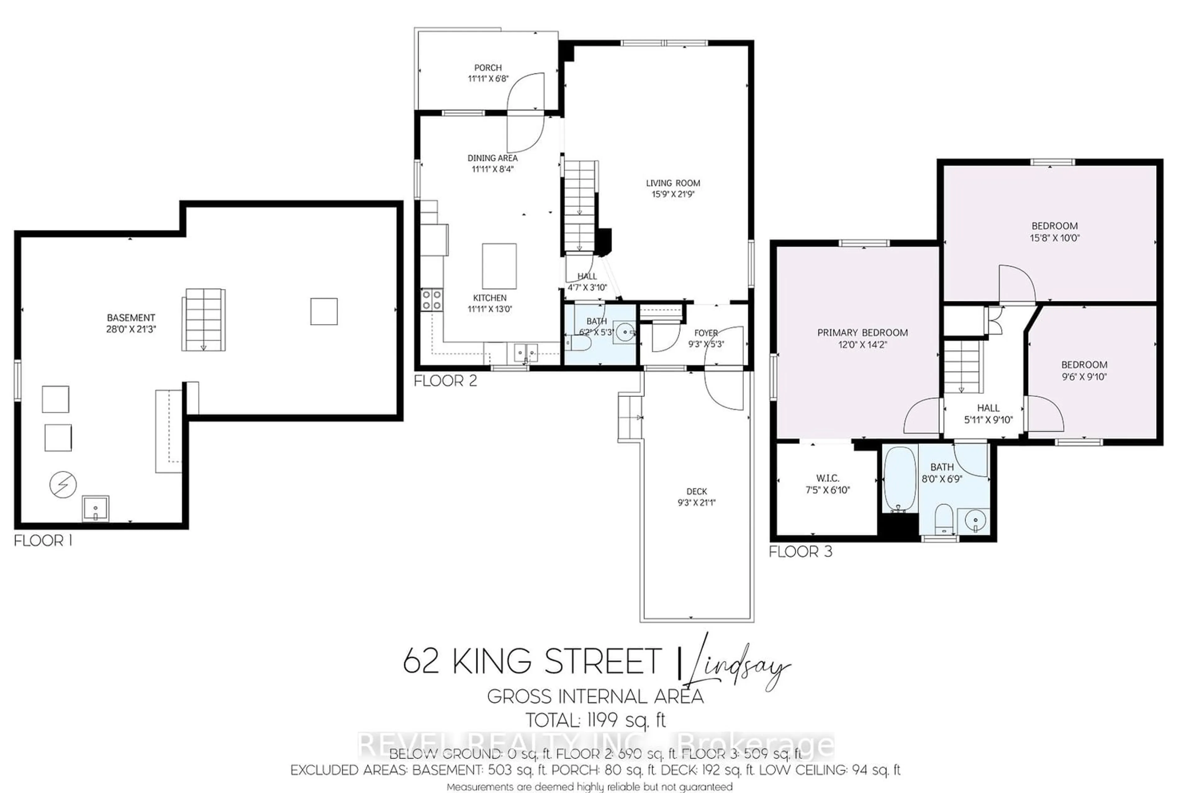 Floor plan for 62 King St, Kawartha Lakes Ontario K9V 1C7