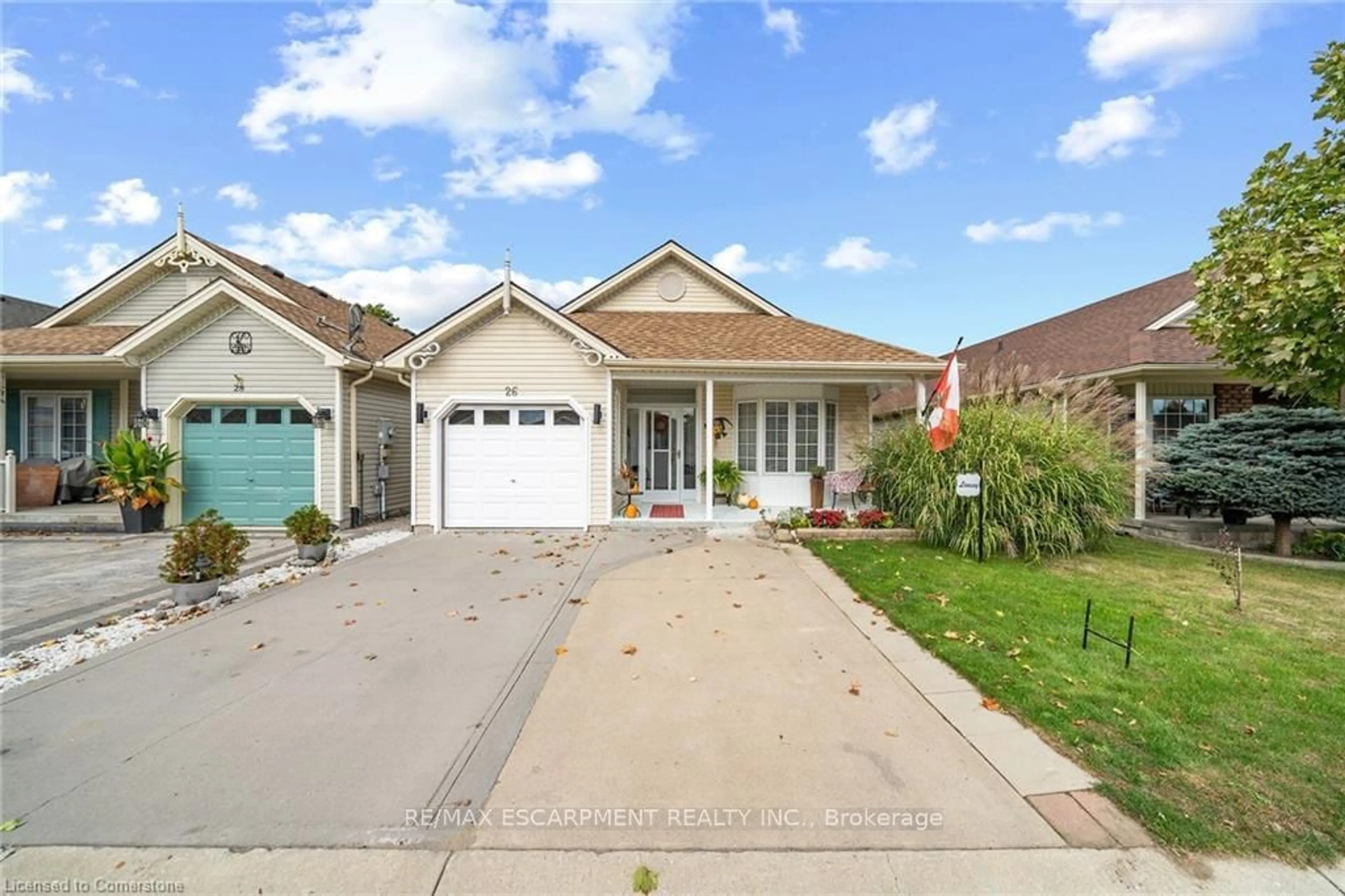 Frontside or backside of a home, the street view for 26 Balsam Tr, Haldimand Ontario N0E 1M0