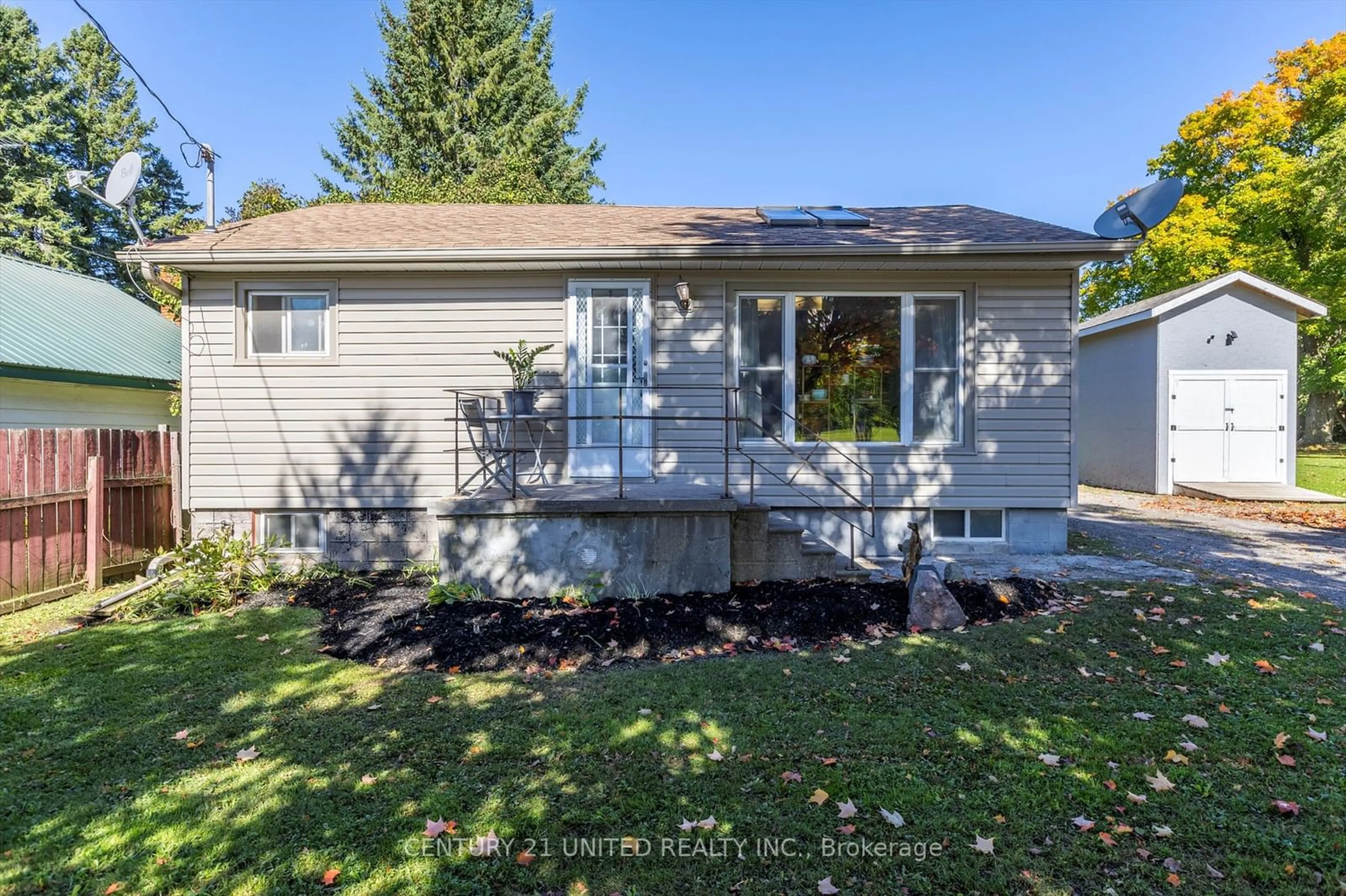 Frontside or backside of a home, the fenced backyard for 572 Old Norwood Rd, Havelock-Belmont-Methuen Ontario K0L 1Z0