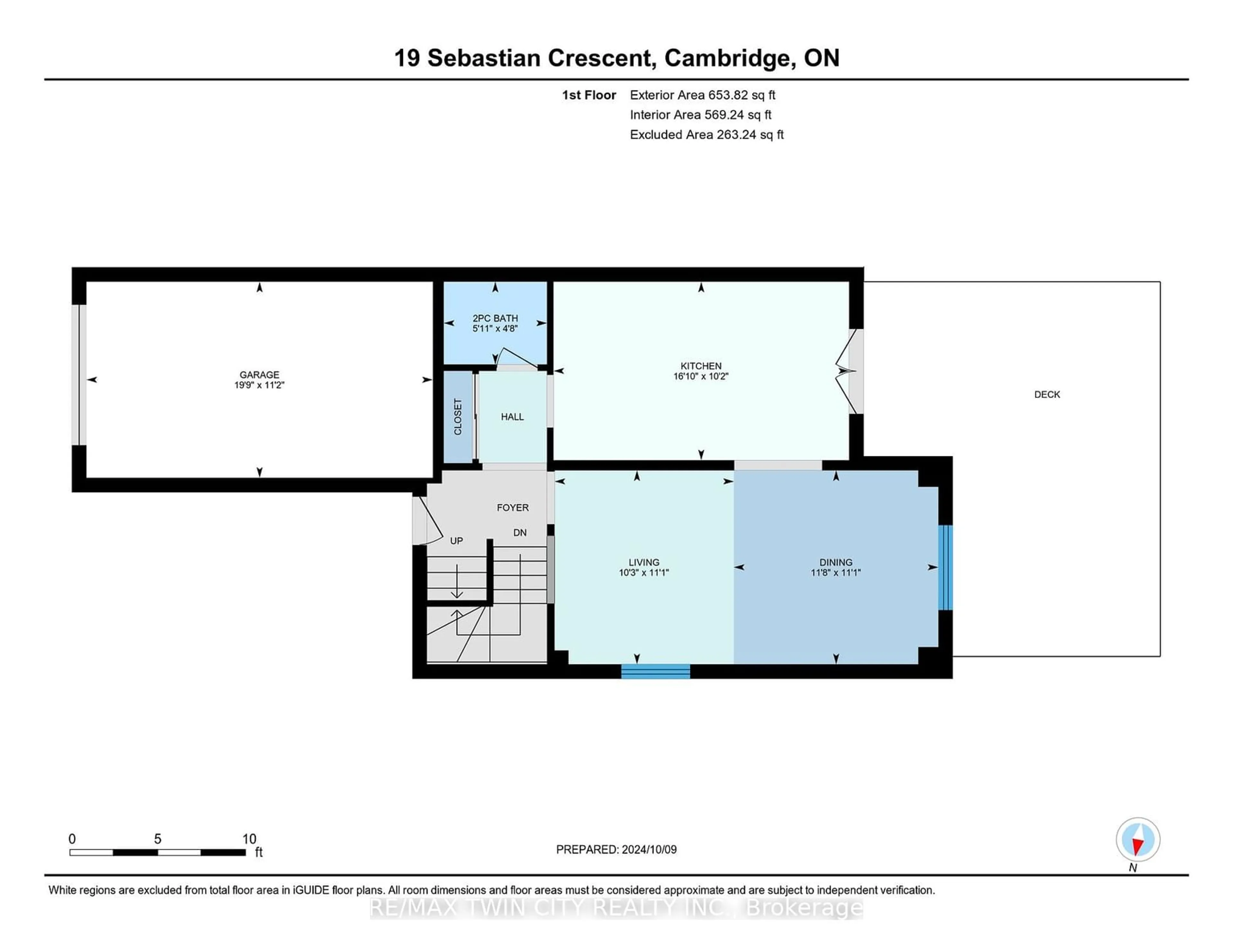 Floor plan for 19 Sebastian Cres, Cambridge Ontario N1P 1C5