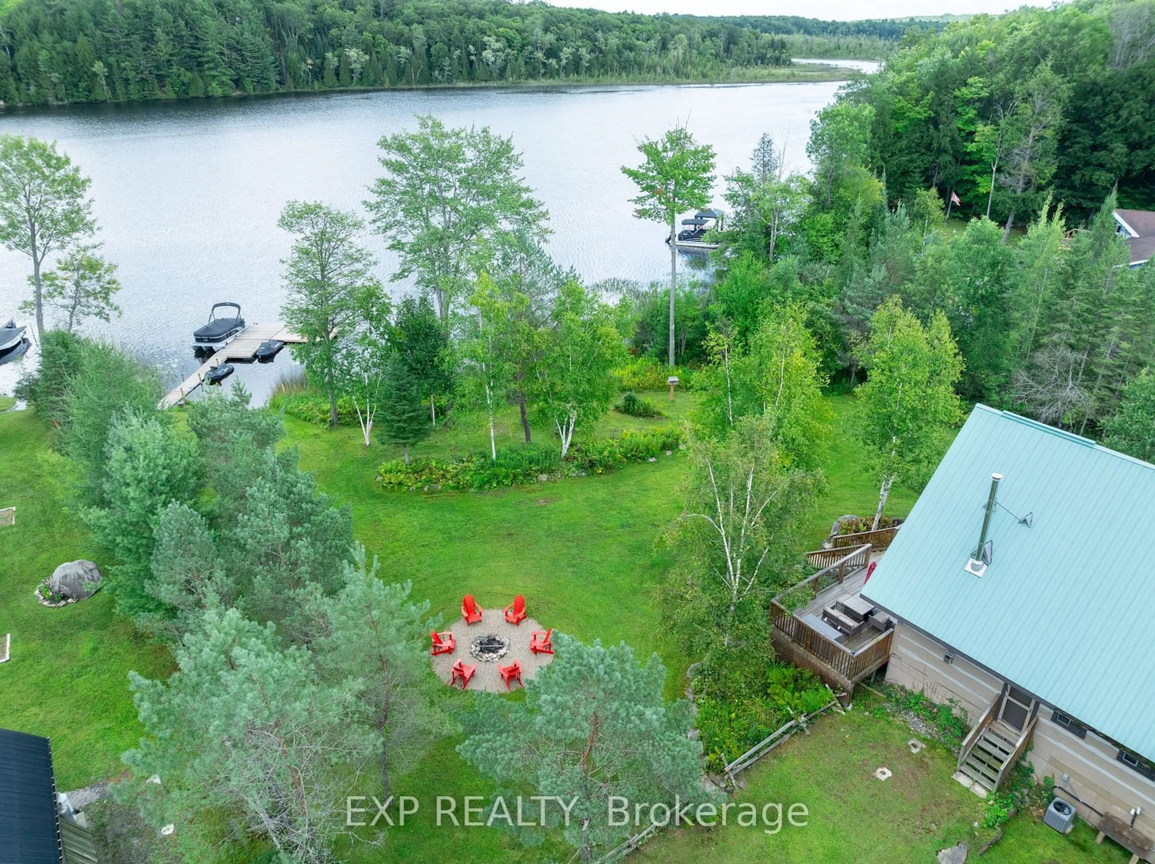 Patio, the view of lake or river for 171 Maple Ridge Lane, Wollaston Ontario K0L 1P0