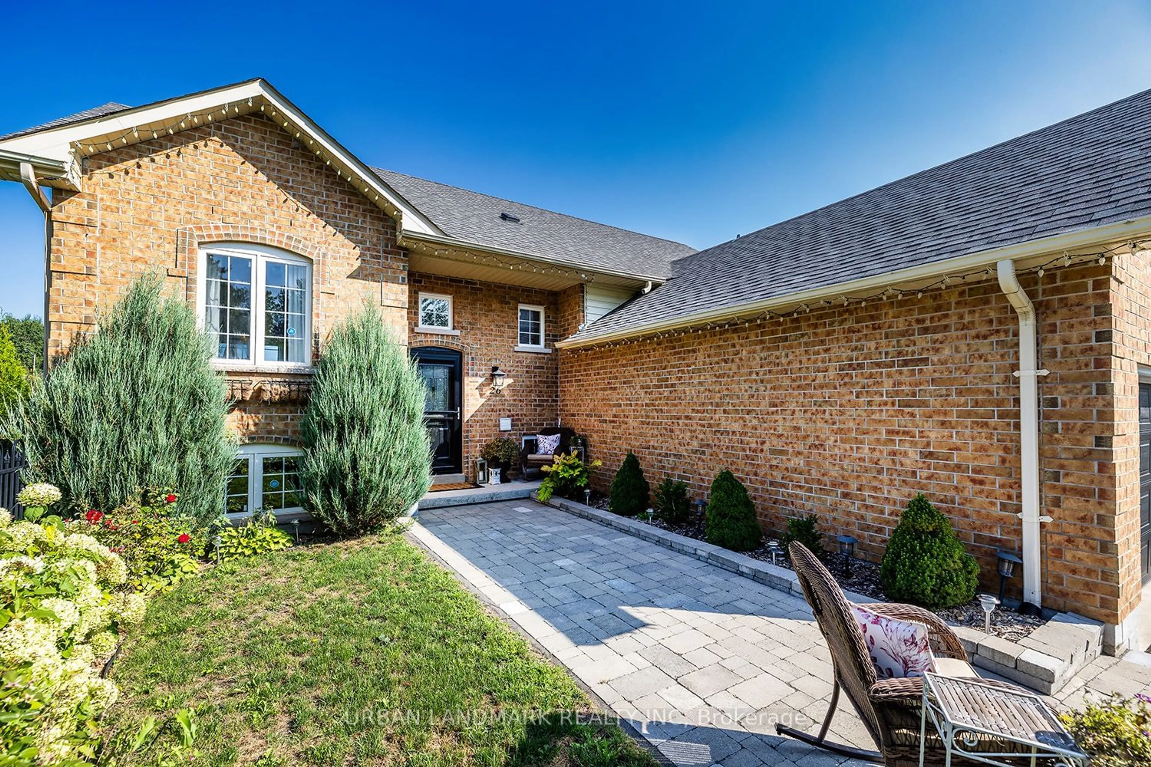 Home with brick exterior material for 26 Brookside St, Cavan Monaghan Ontario L0A 1G0