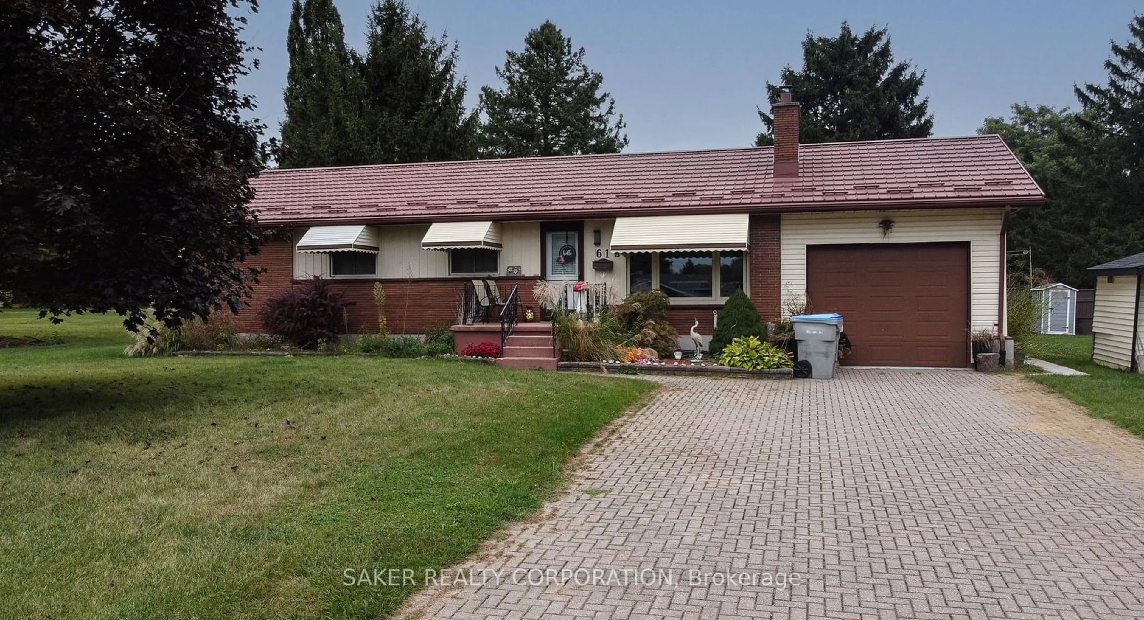 Home with brick exterior material for 61 Delaware St, Middlesex Centre Ontario N0L 1R0