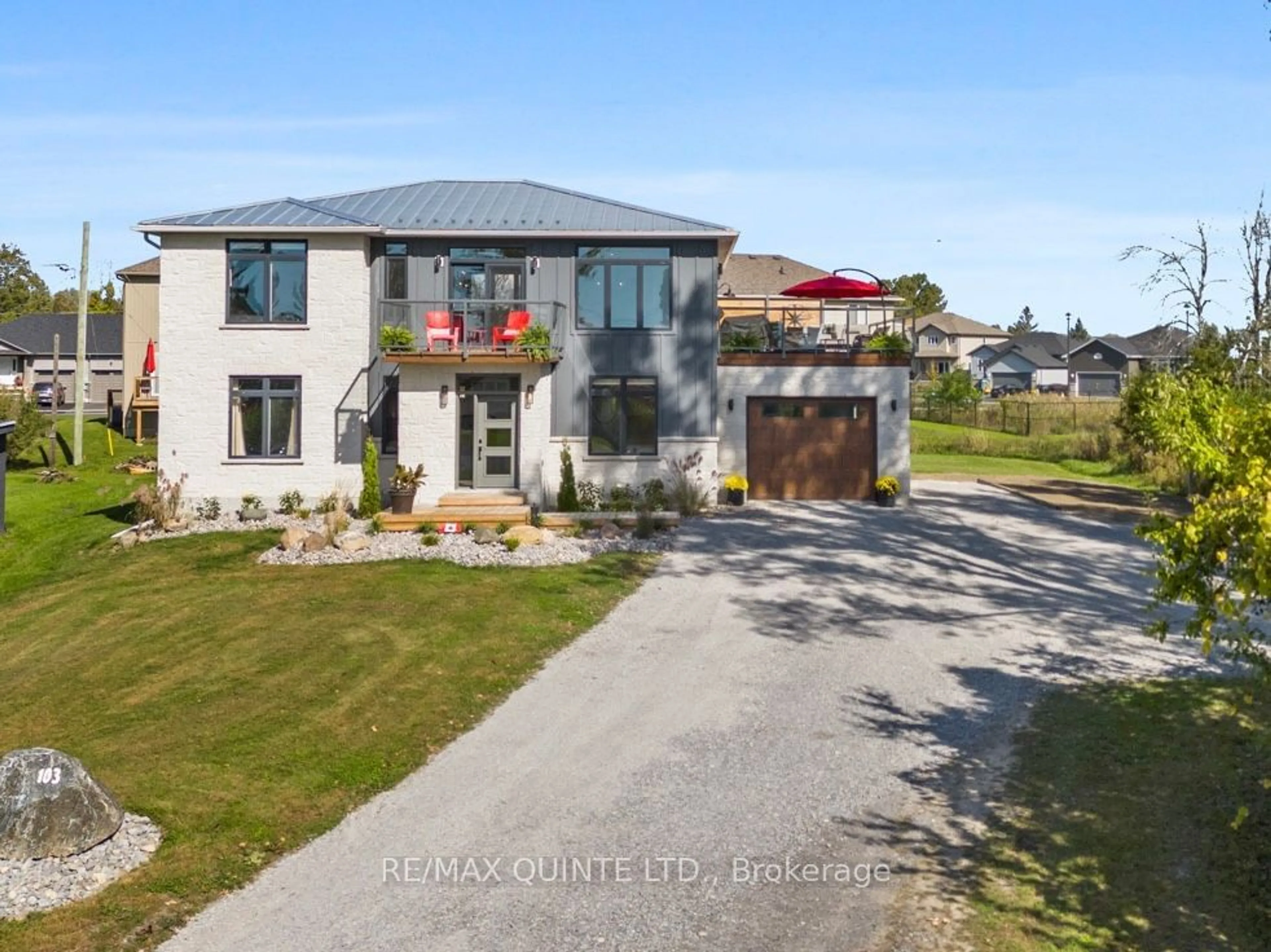 Frontside or backside of a home, the street view for 103 Lakehurst St, Brighton Ontario K0K 1H0