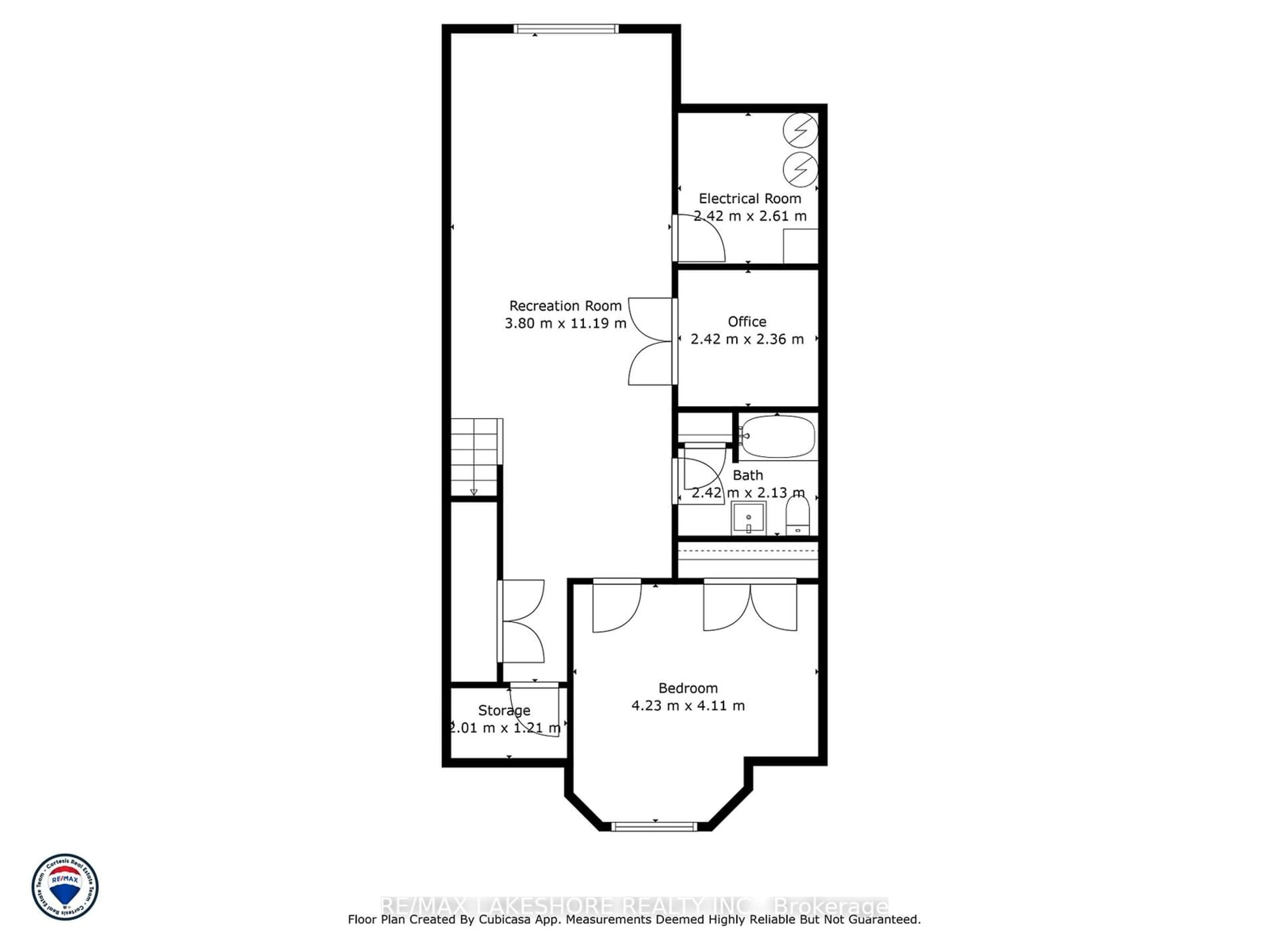 Floor plan for 159 Albert St, Cobourg Ontario K9A 2R5