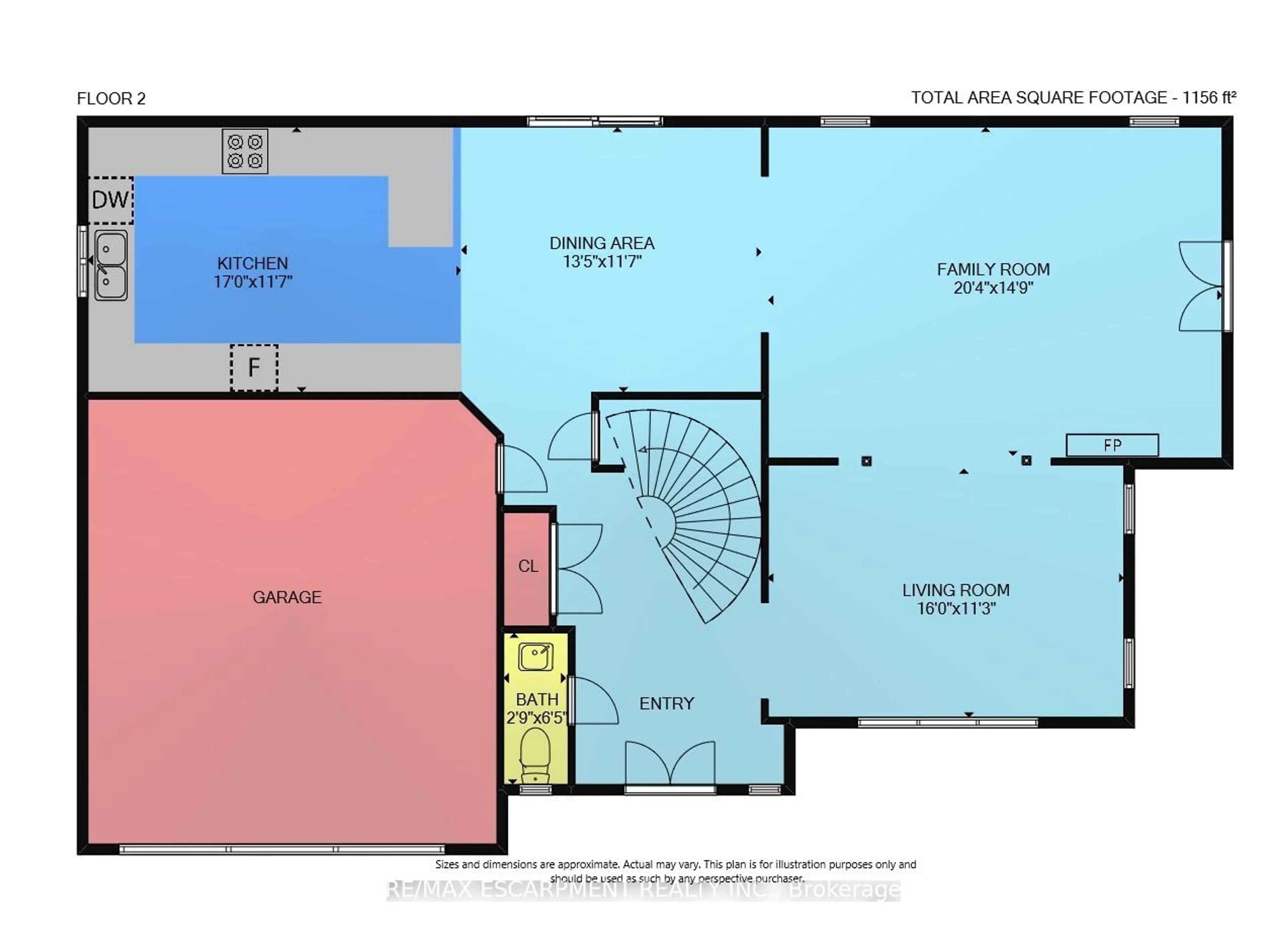 Floor plan for 412 Annalee Dr, Hamilton Ontario L9G 0E1