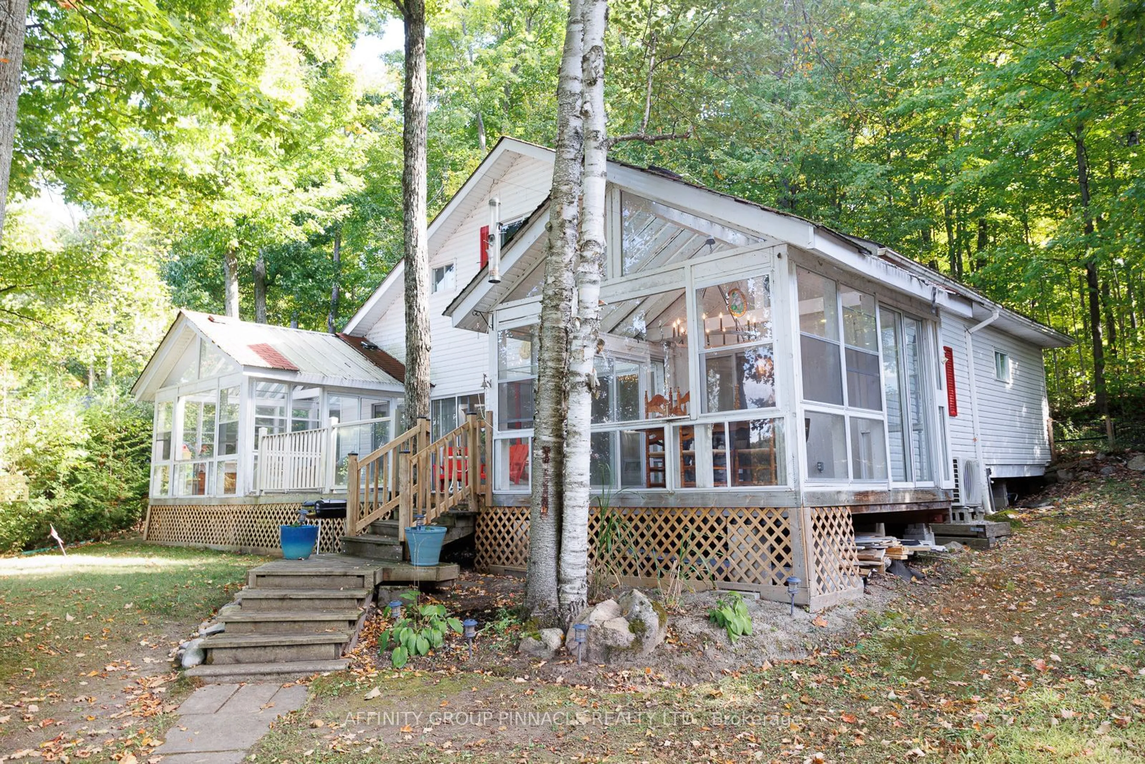 Patio, cottage for 38 Dewey's Island Rd, Kawartha Lakes Ontario K0M 1N0