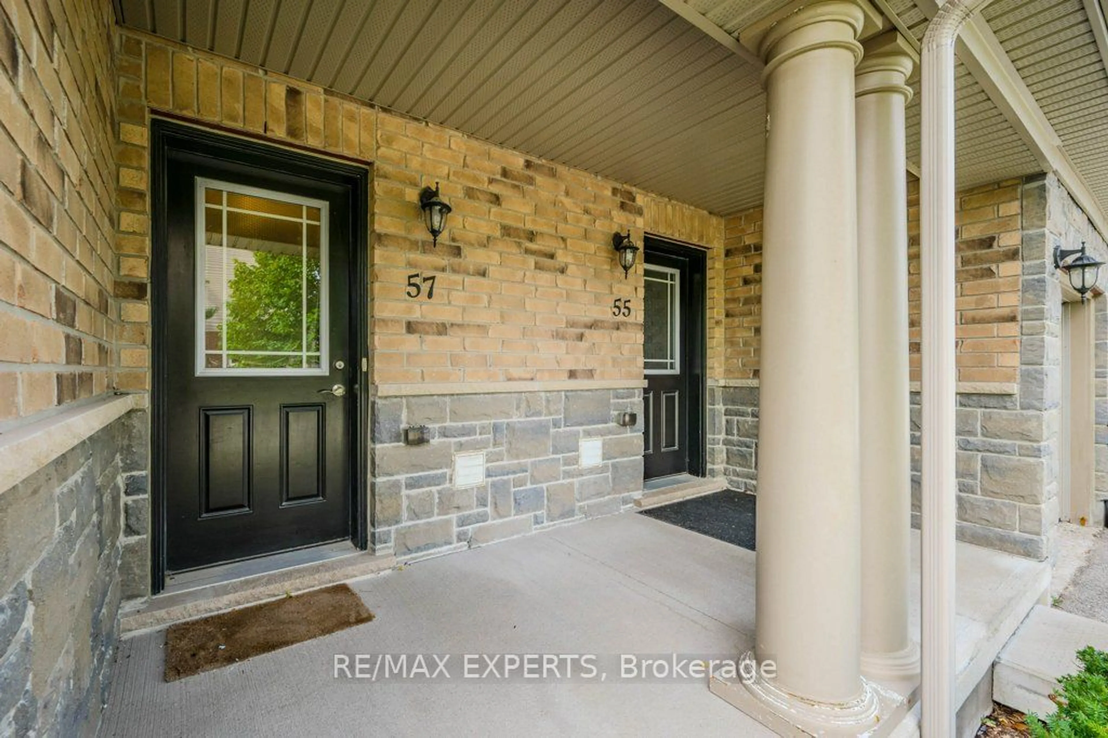 Indoor entryway, cement floor for 57 Oldfield Dr #57O, Guelph Ontario N1L 0K6