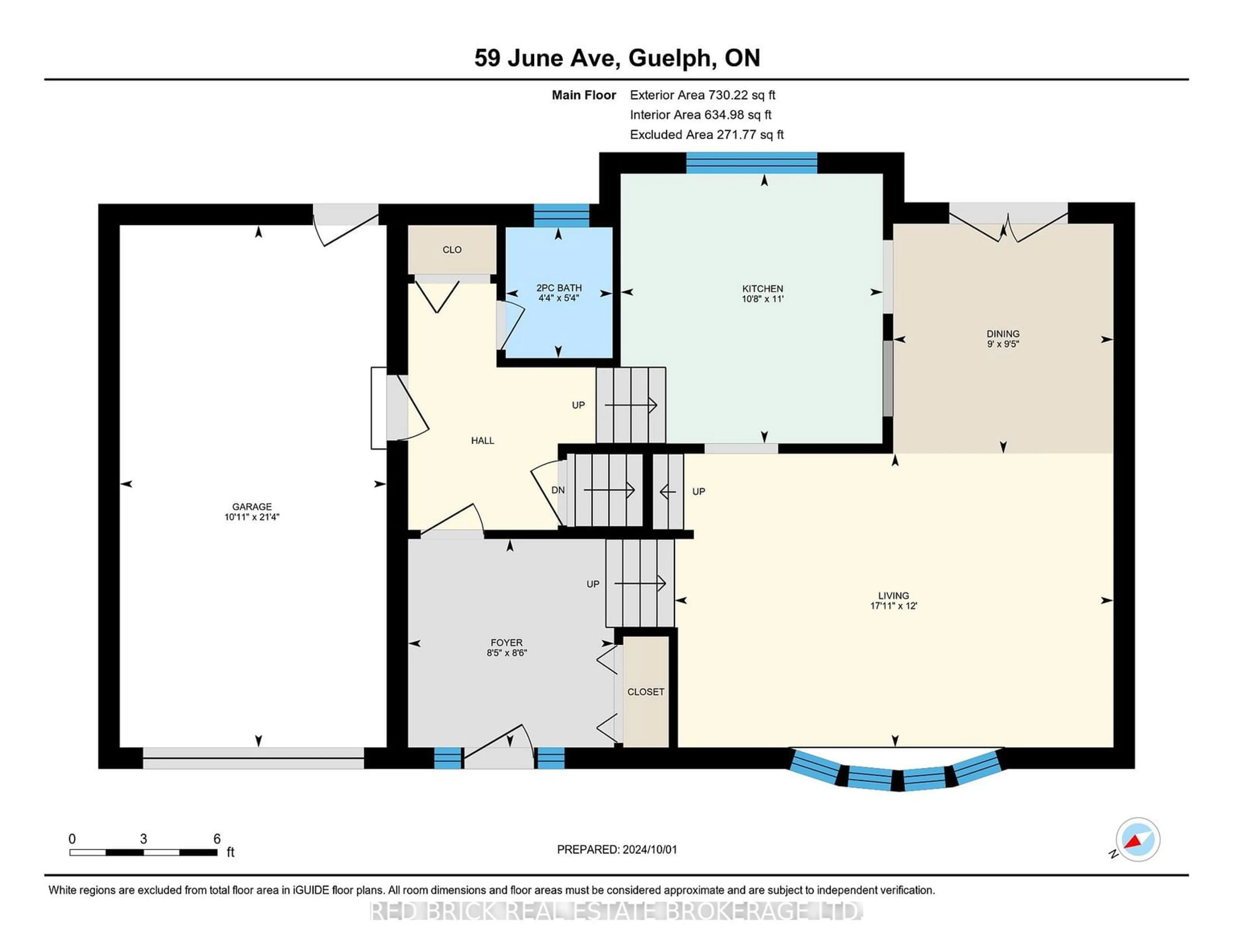 Floor plan for 59 June Ave, Guelph Ontario N1H 1H8