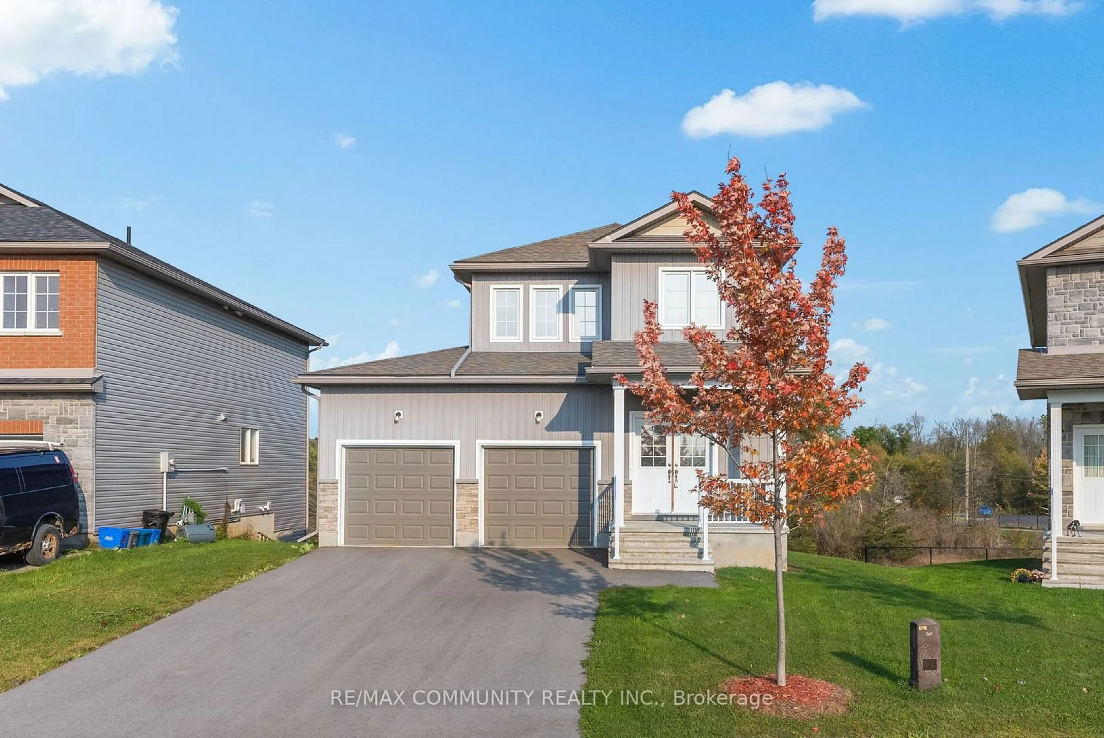 Frontside or backside of a home, the street view for 106 Brennan Cres, Loyalist Ontario K0H 2H0