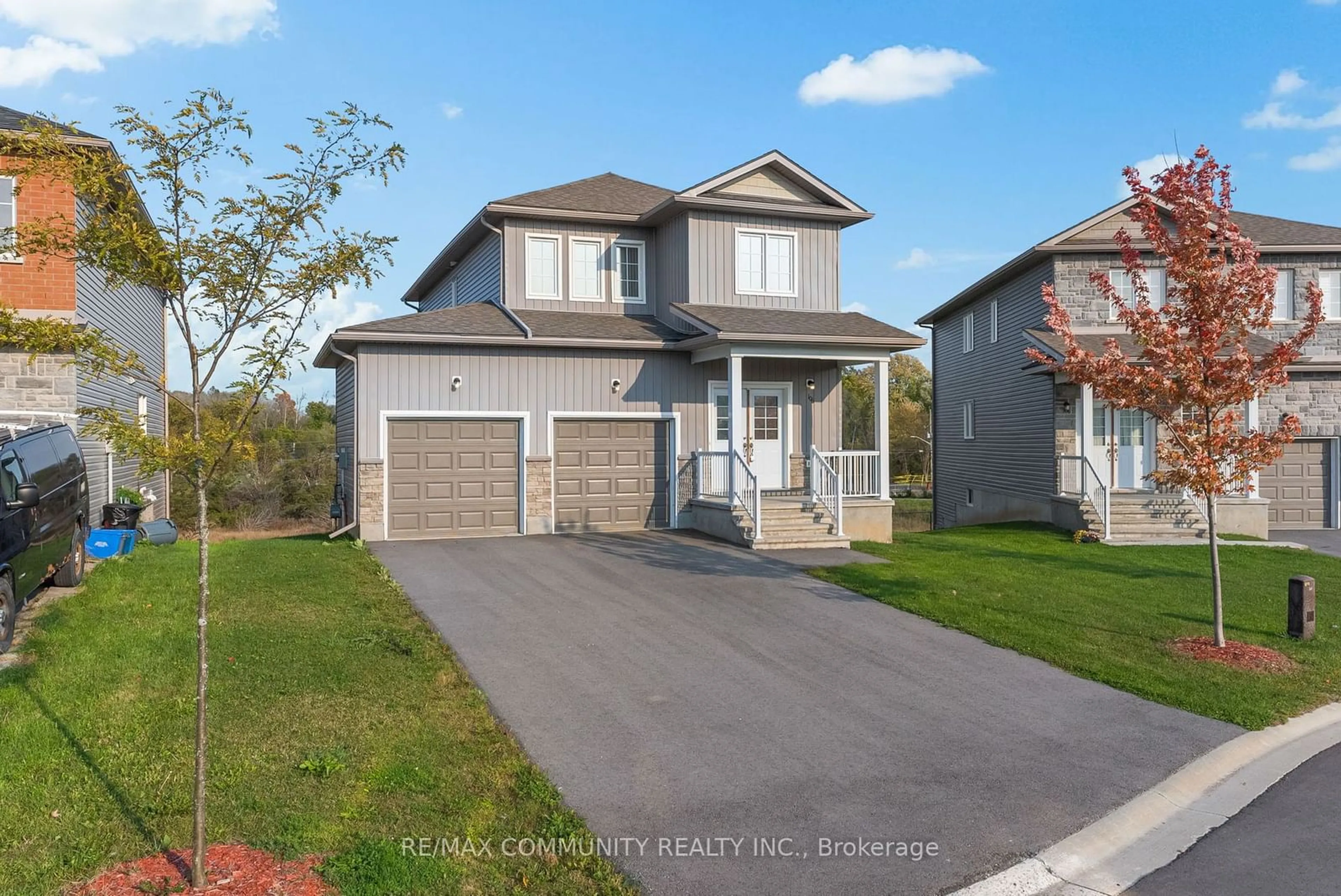 Frontside or backside of a home, the street view for 106 Brennan Cres, Loyalist Ontario K0H 2H0