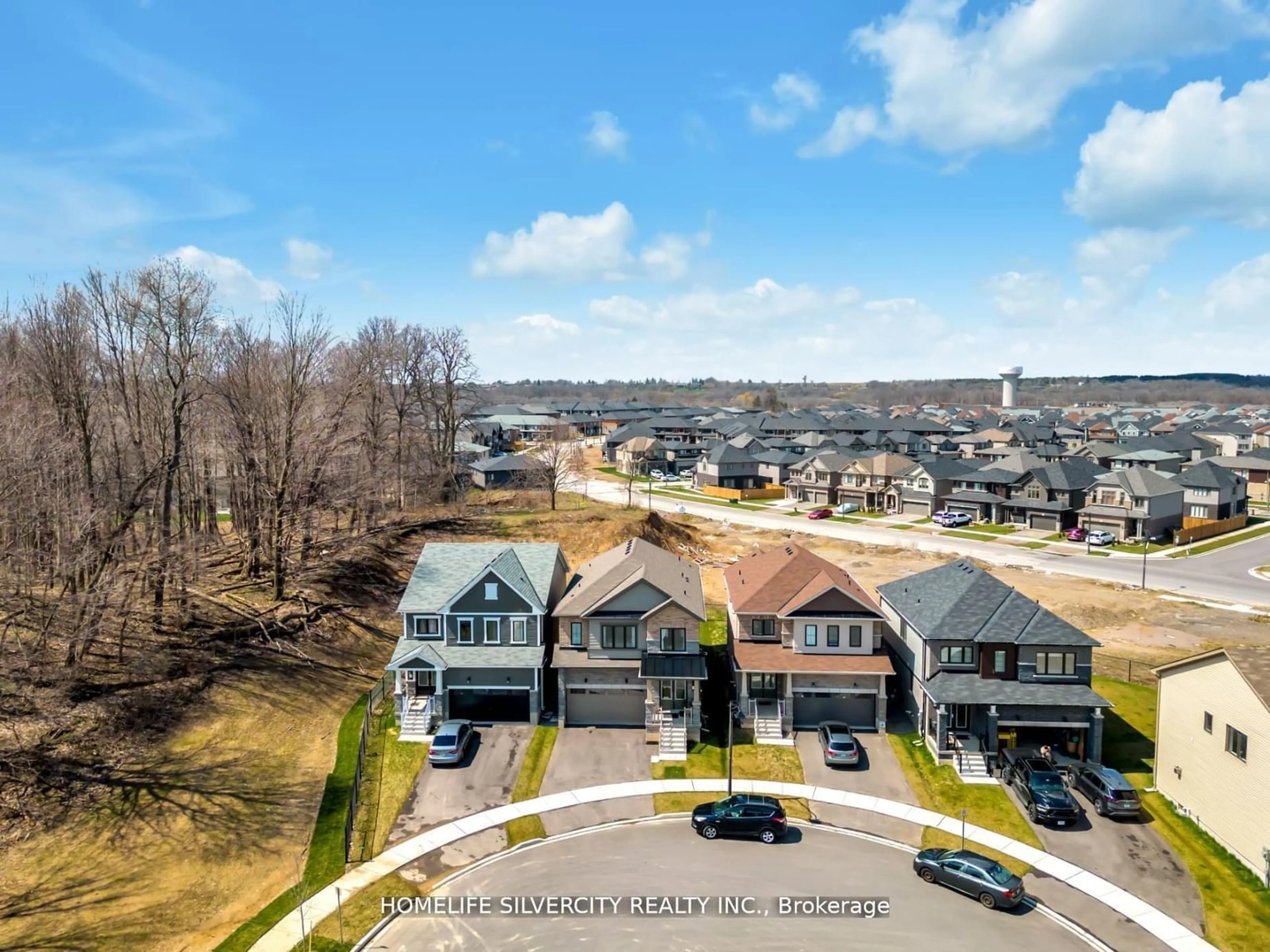 A pic from outside/outdoor area/front of a property/back of a property/a pic from drone, mountain view for 16 Cahill Dr, Brantford Ontario N3T 0V5