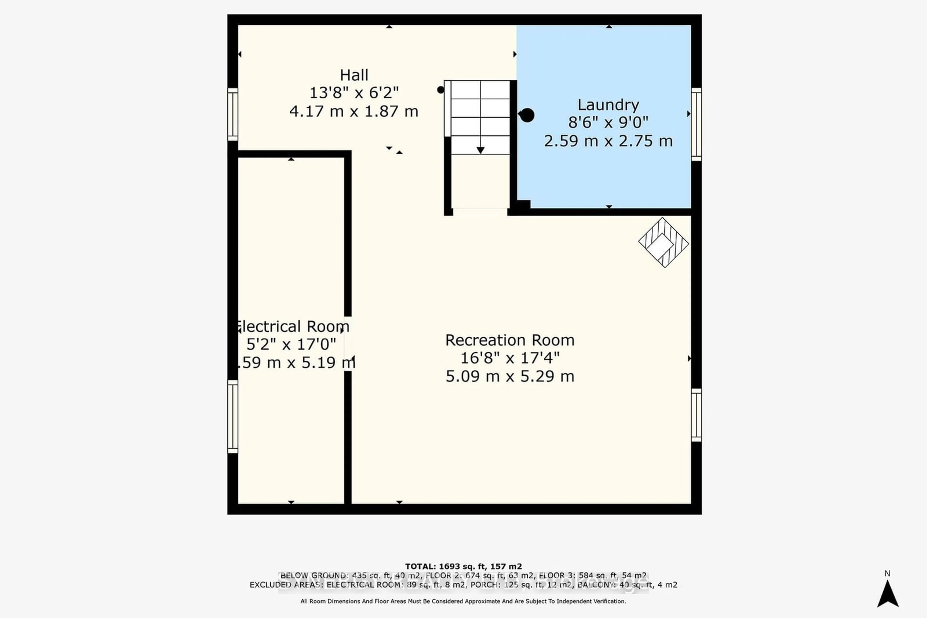 Floor plan for 17 Palm St, St. Thomas Ontario N5R 1Y4