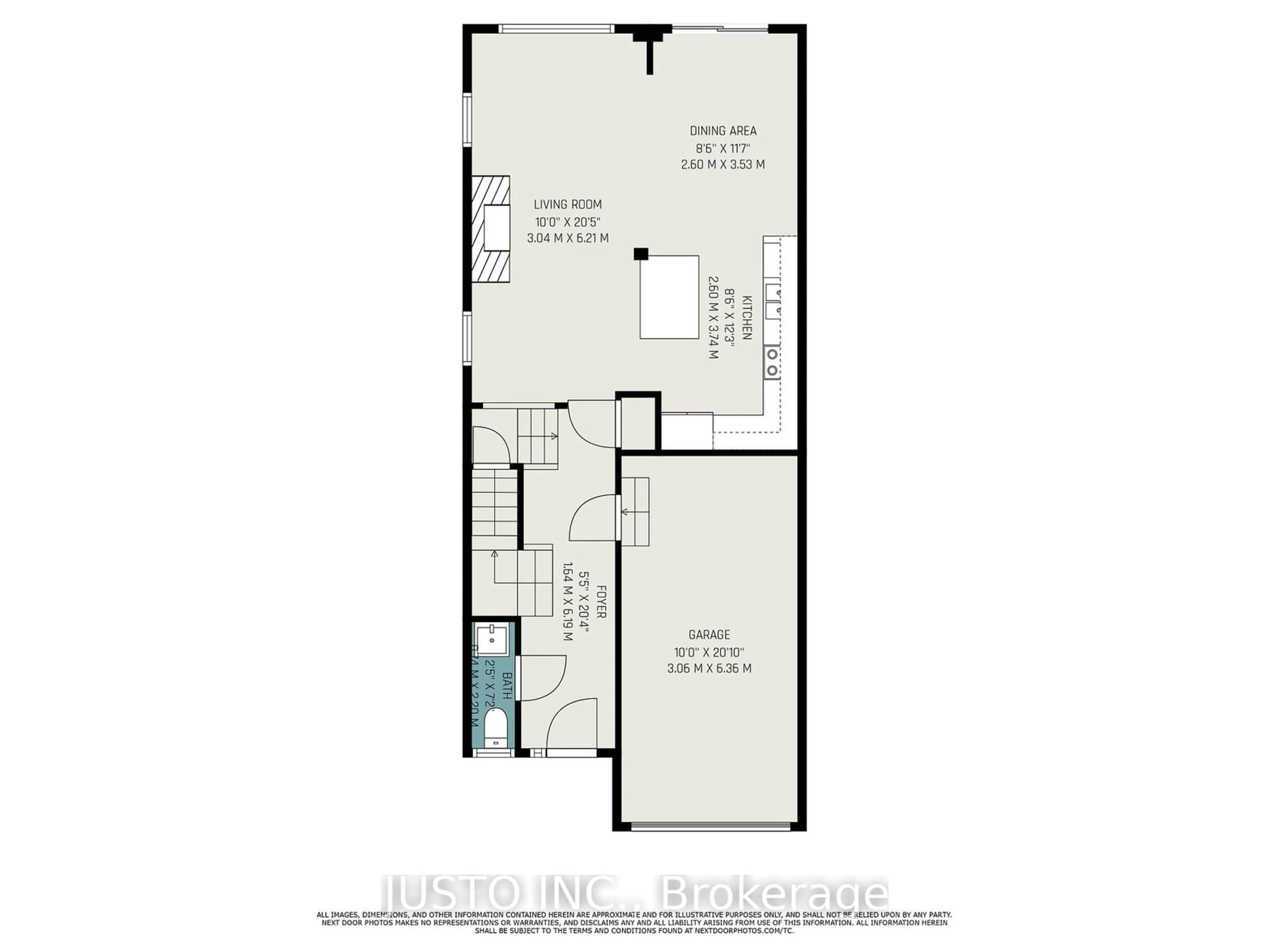 Floor plan for 105 Chamomile Dr, Hamilton Ontario L8W 0B9