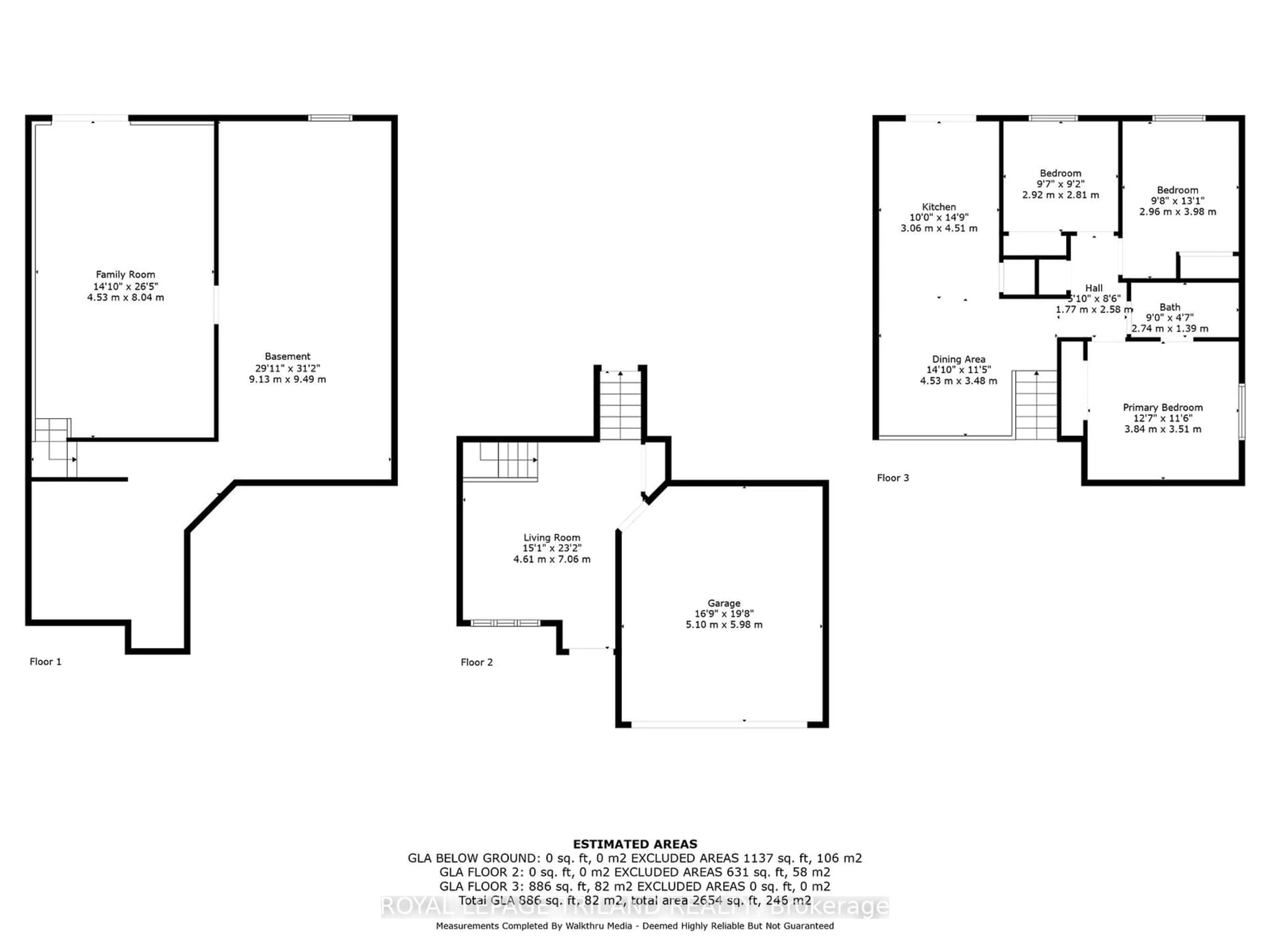 Floor plan for 44 Abbott St, Strathroy-Caradoc Ontario N7G 0B7