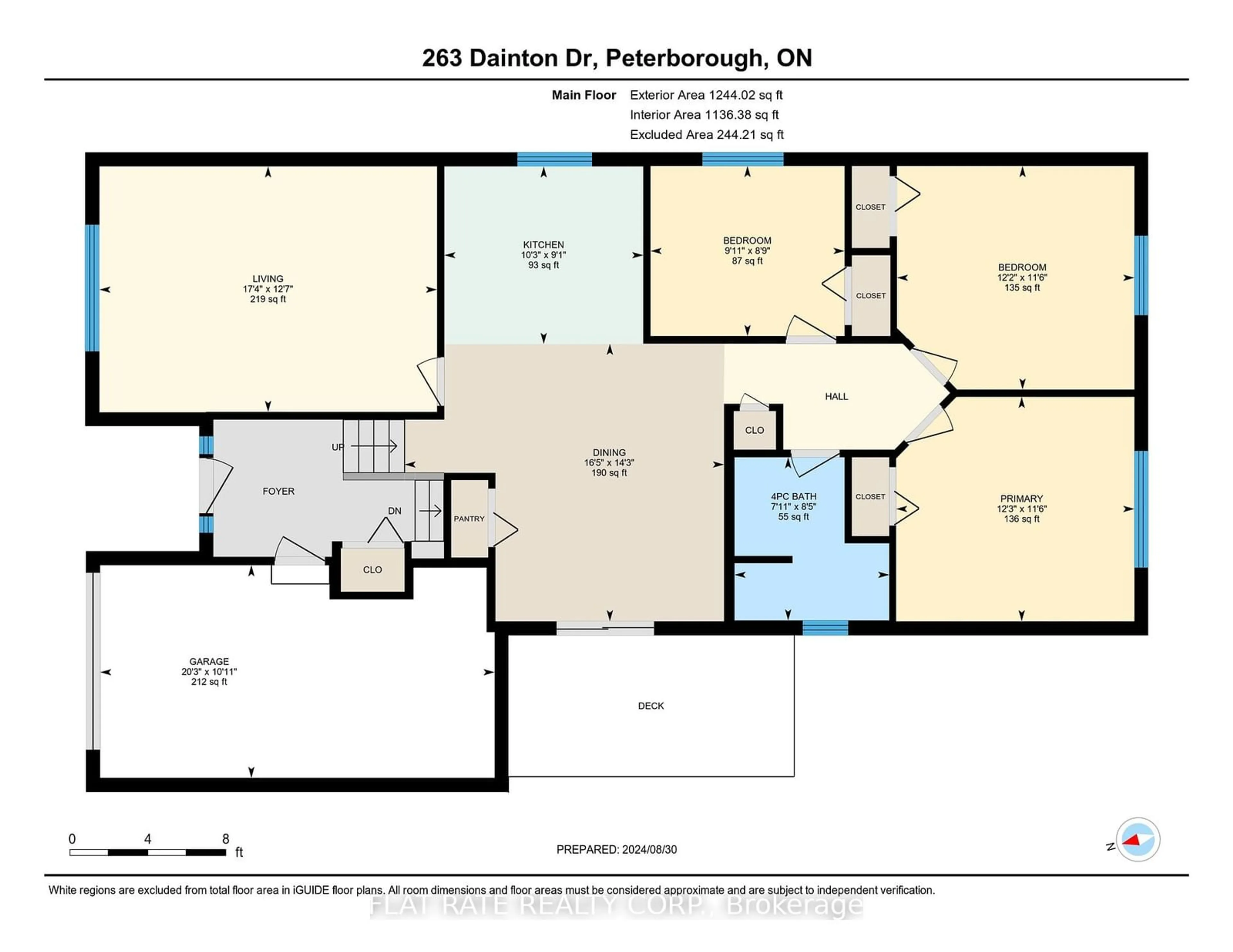 Floor plan for 263 Dainton Dr, Peterborough Ontario K9H 7N6