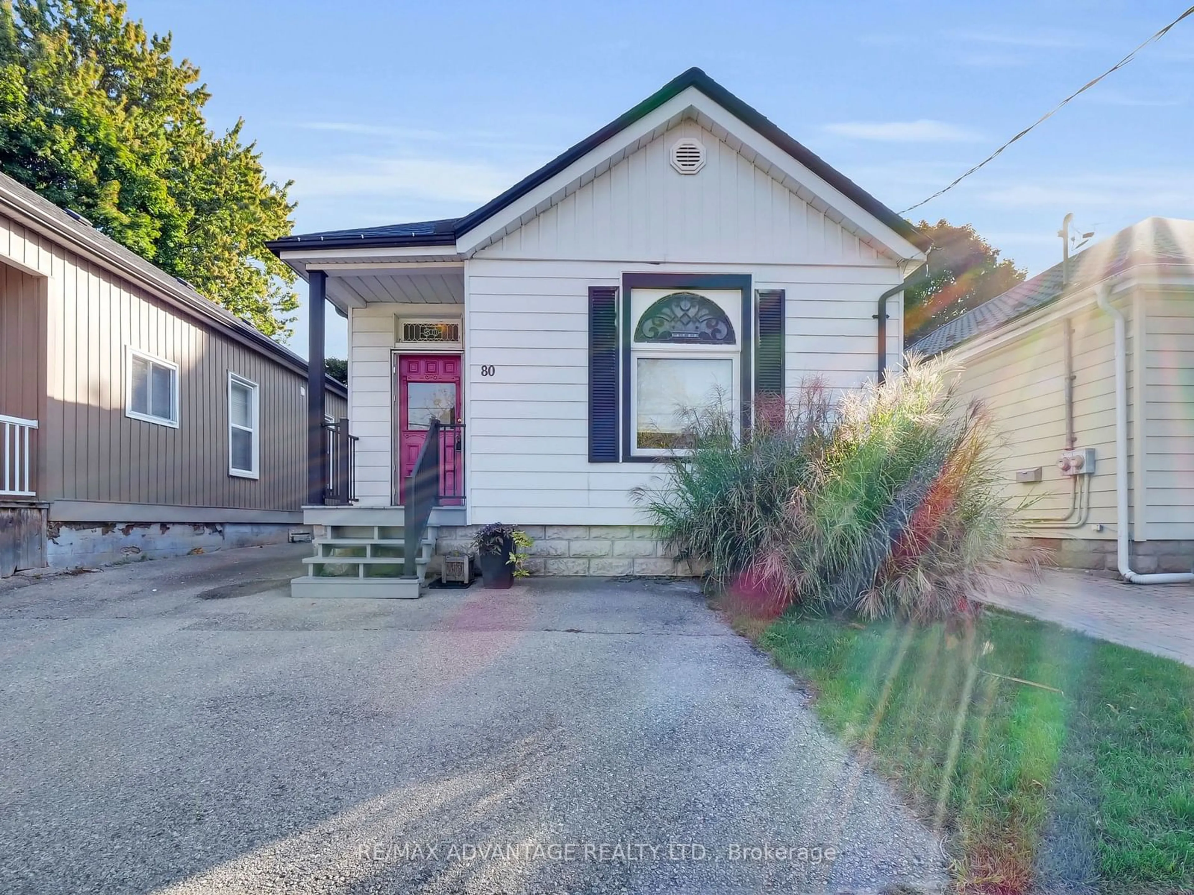 Frontside or backside of a home, the street view for 80 Edward St, London Ontario N6C 3H4