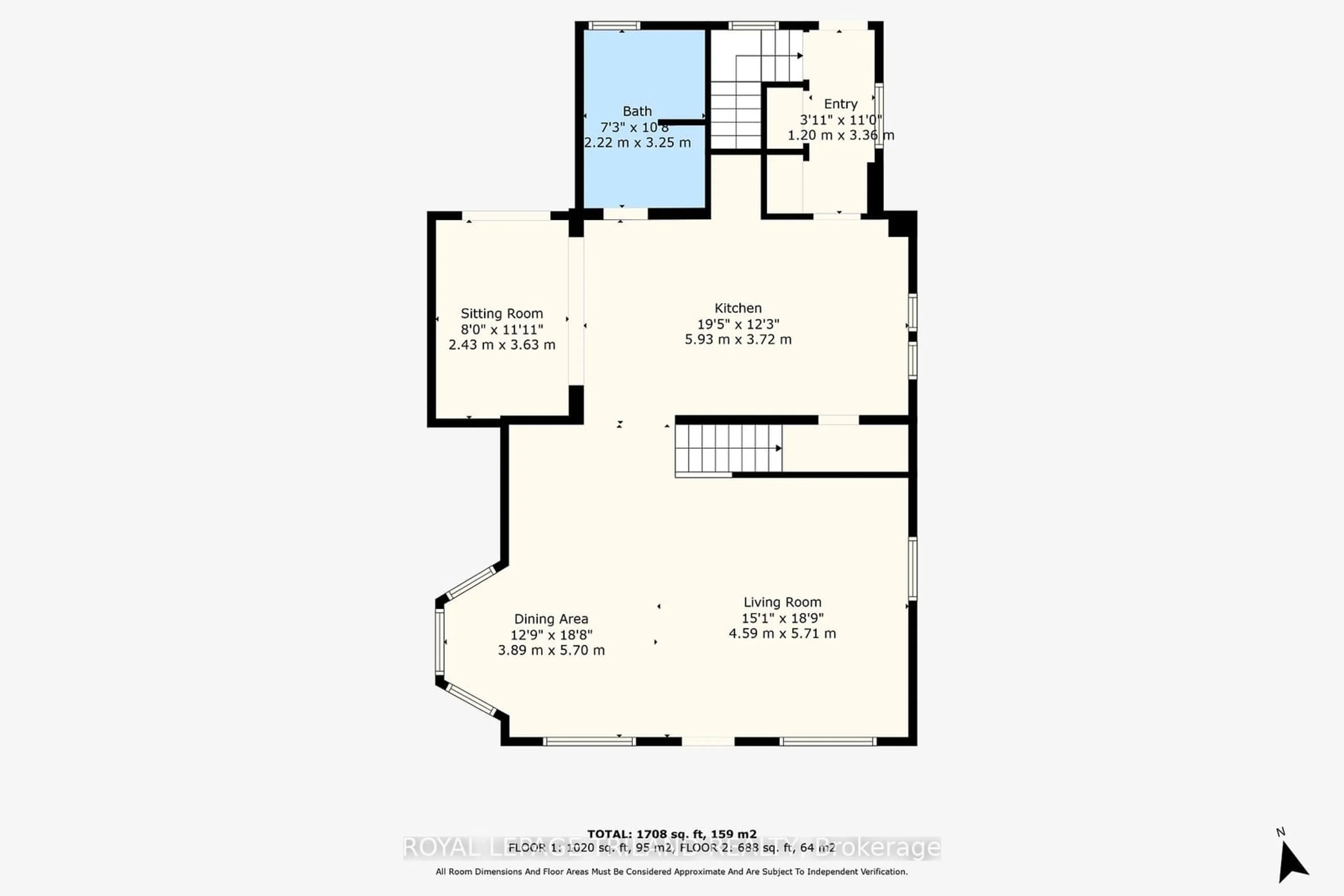 Floor plan for 242 HASTINGS St, North Middlesex Ontario N0M 2K0