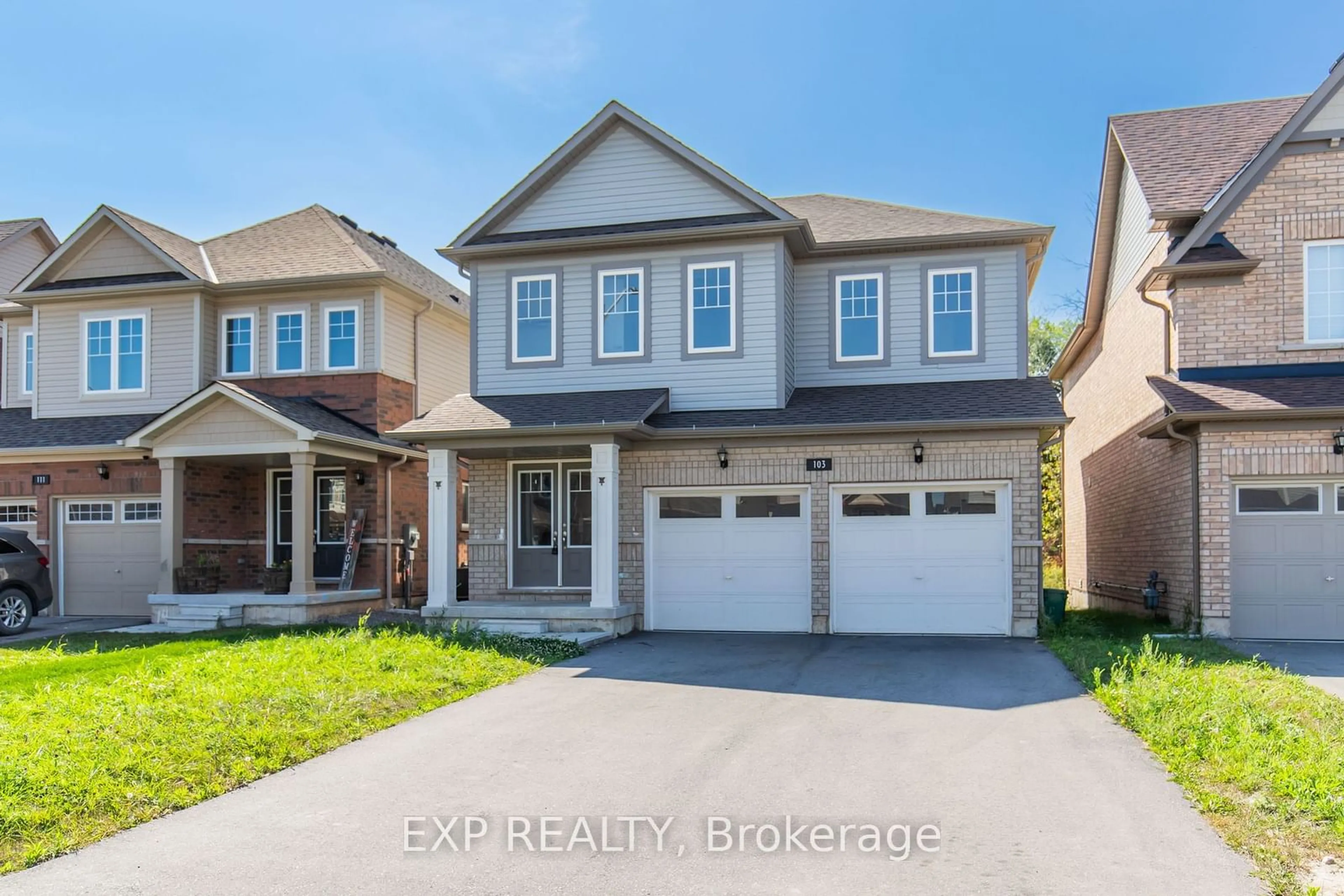 Frontside or backside of a home, the street view for 103 TUMBLEWOOD Pl, Welland Ontario L3B 6C5