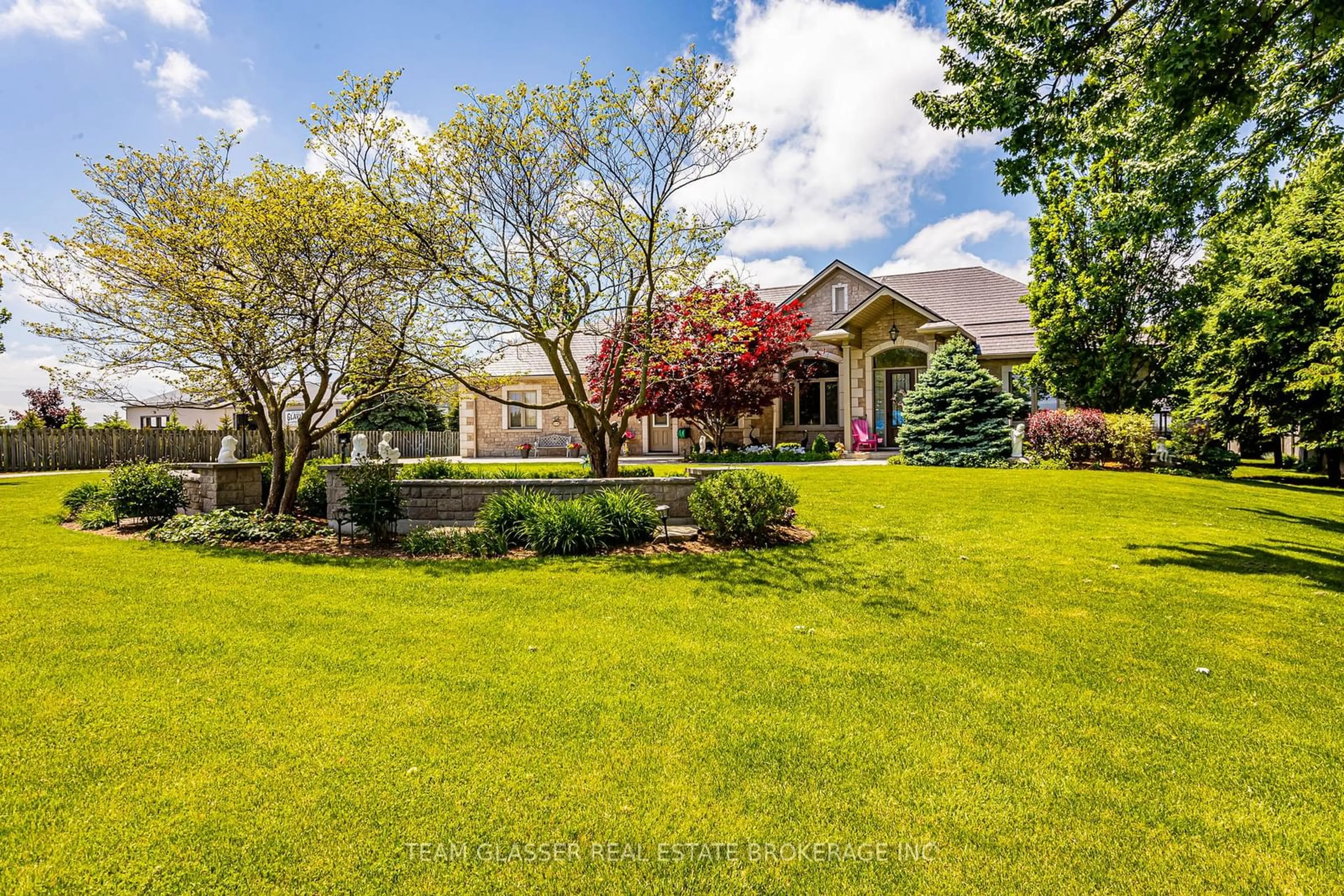 Frontside or backside of a home, the fenced backyard for 69375 Victoria Dr, South Huron Ontario N0M 1K0