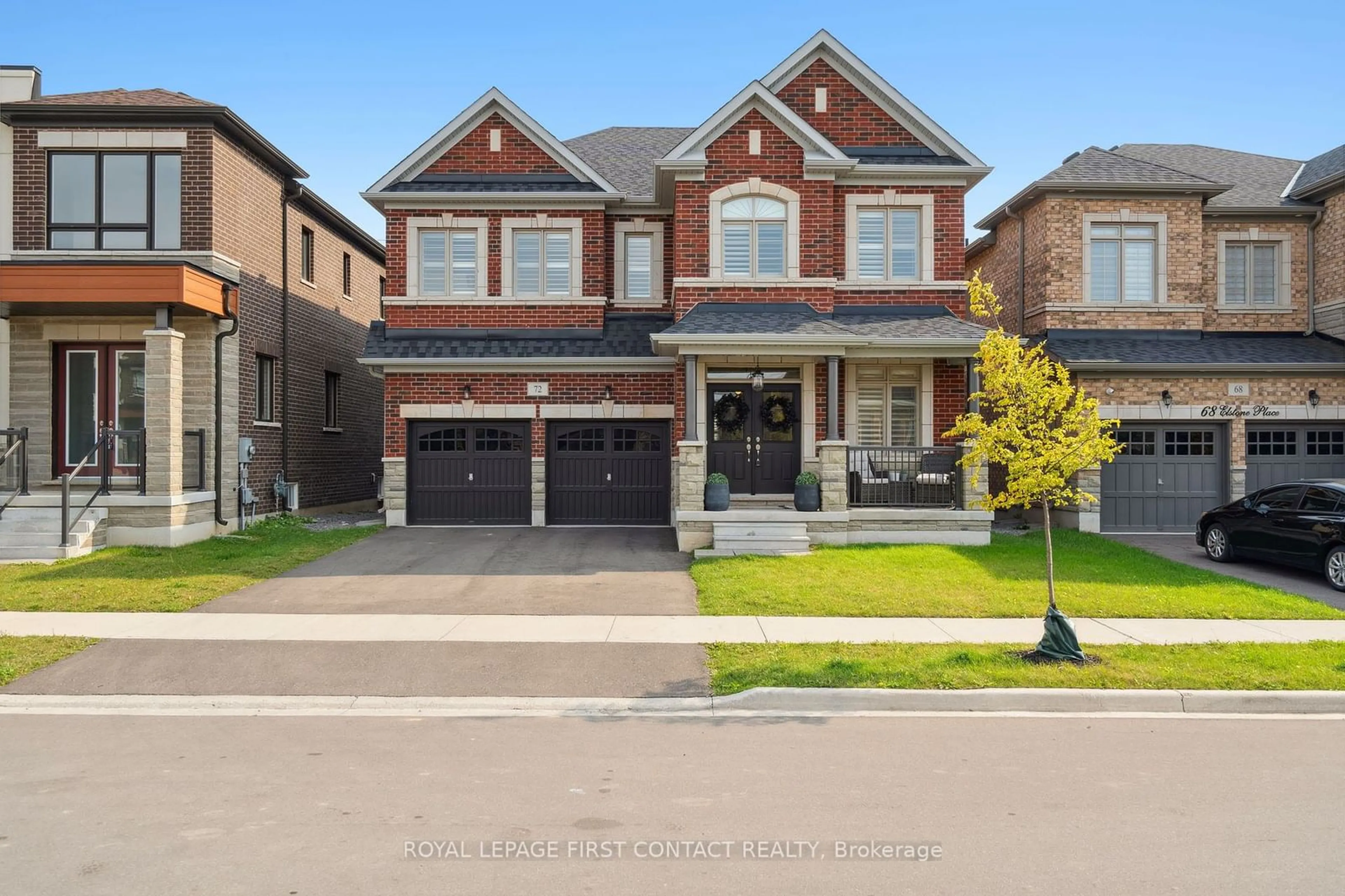 Home with brick exterior material for 72 Elstone Pl, Hamilton Ontario L8B 1Y9