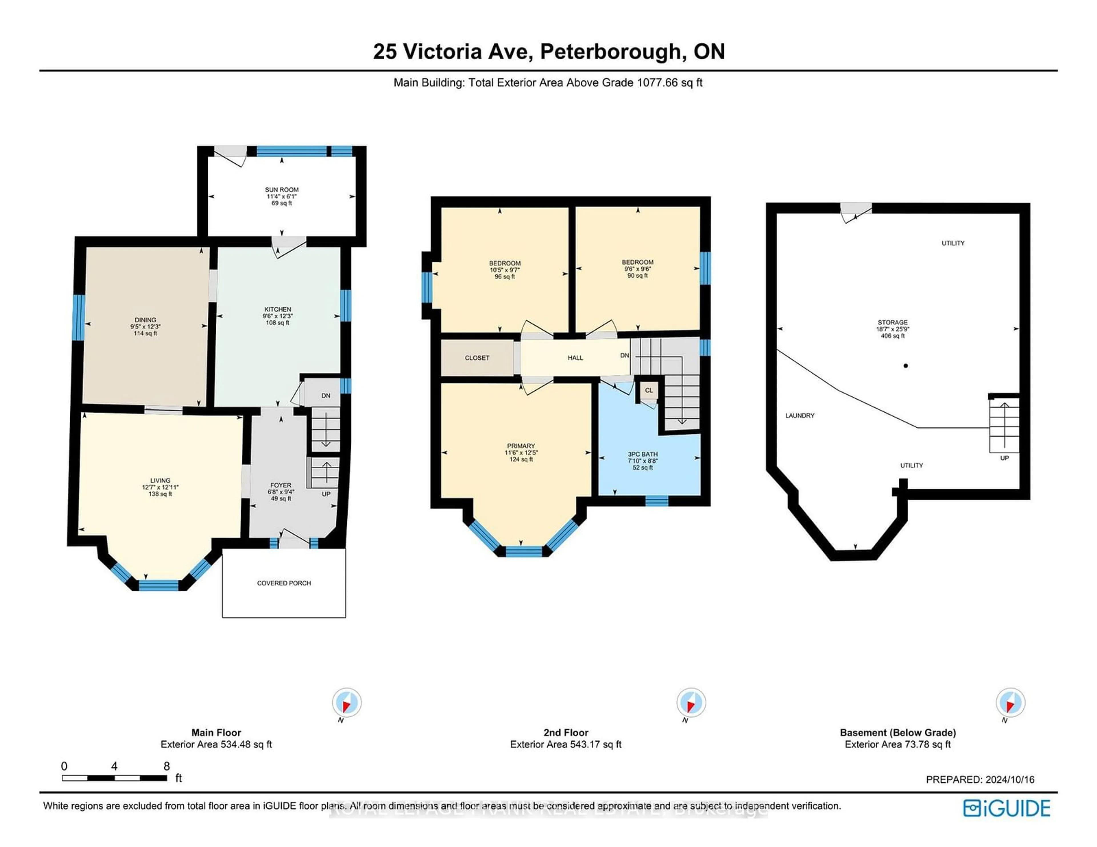 Floor plan for 25 Victoria Ave, Peterborough Ontario K9H 4V8