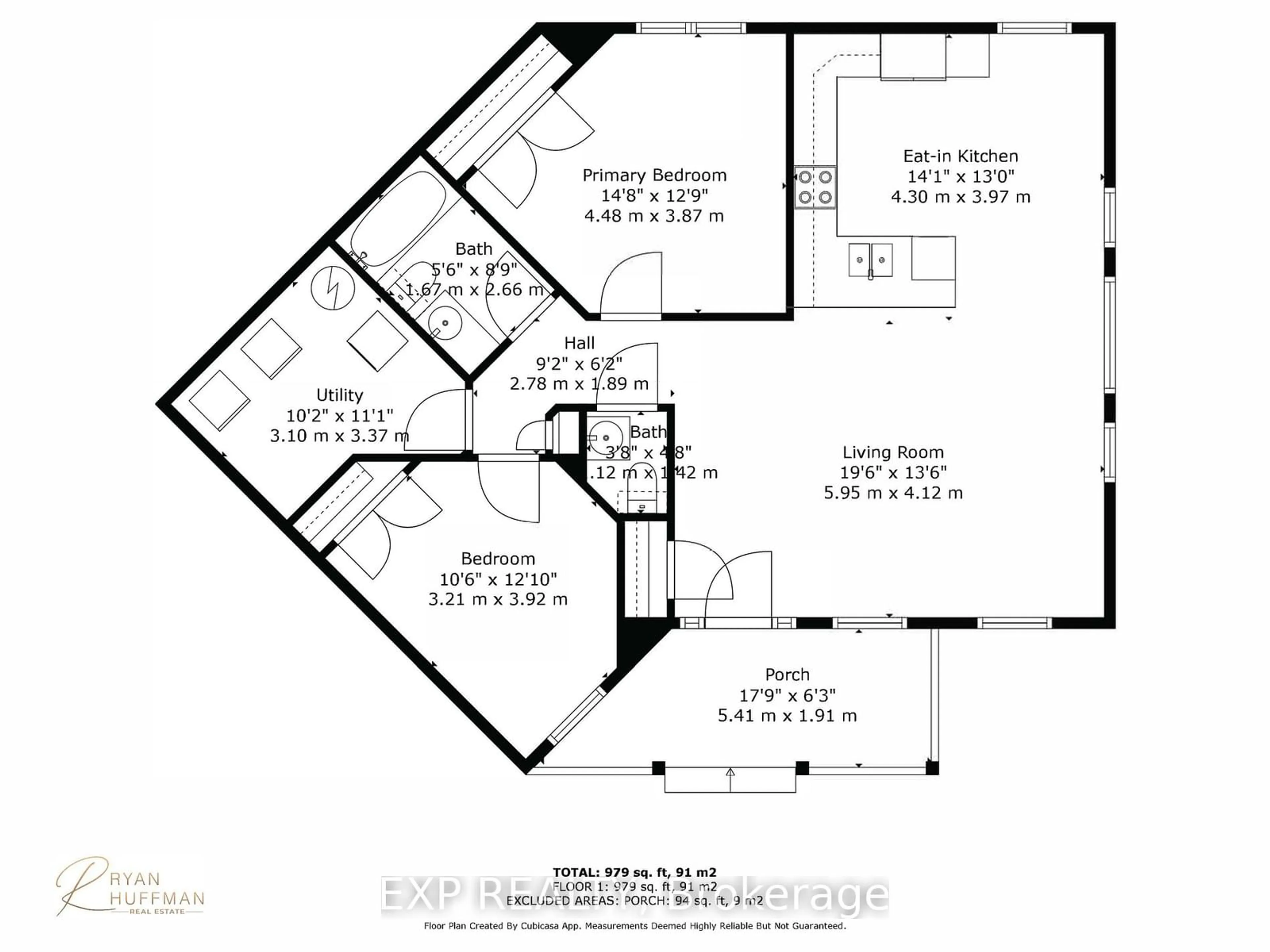 Floor plan for 300 Croft St #3501, Port Hope Ontario L1A 0E1