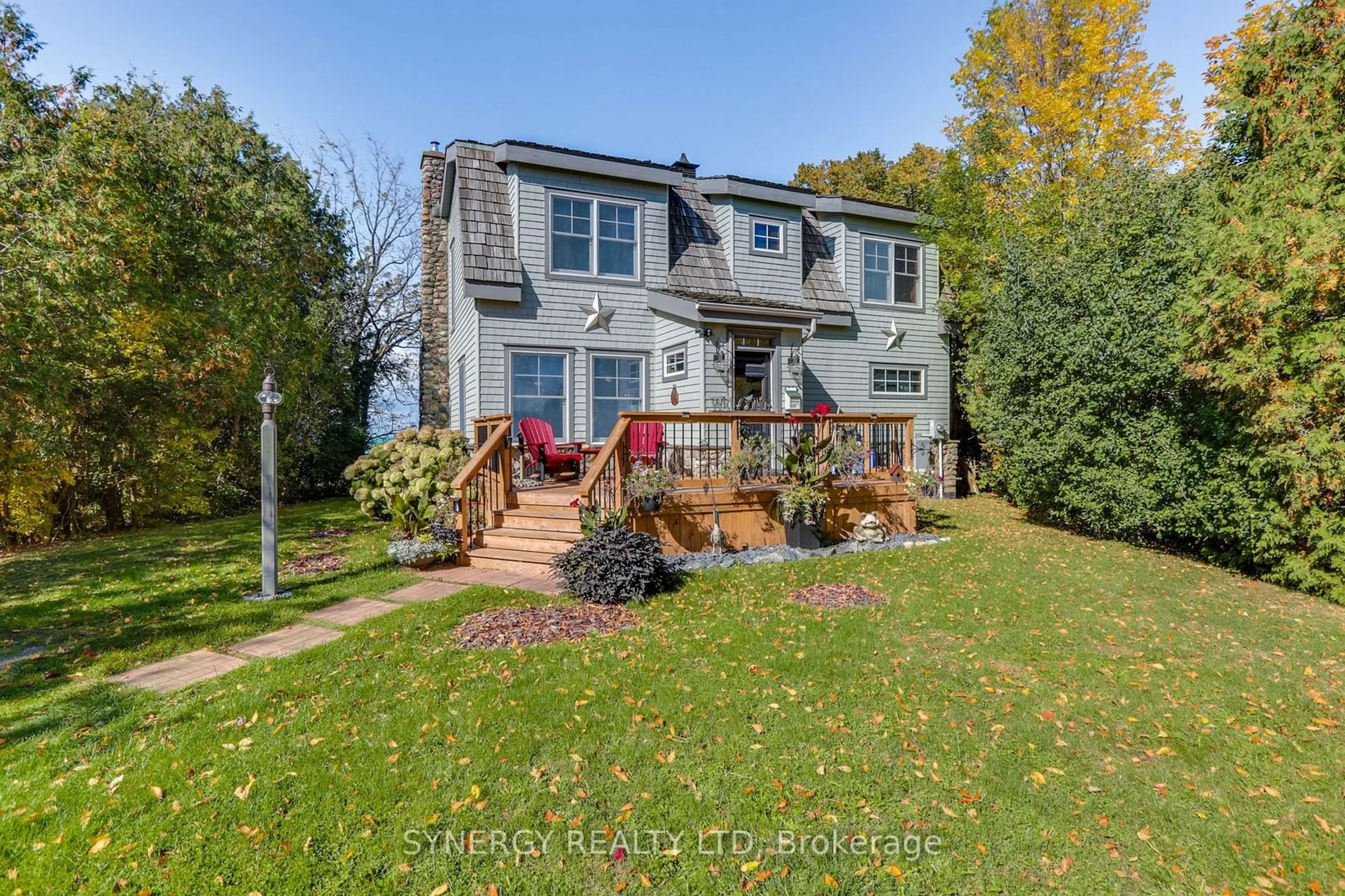 A pic from exterior of the house or condo, the fenced backyard for 71641 Old Cedarbank Lane, Bluewater Ontario N0M 1N0