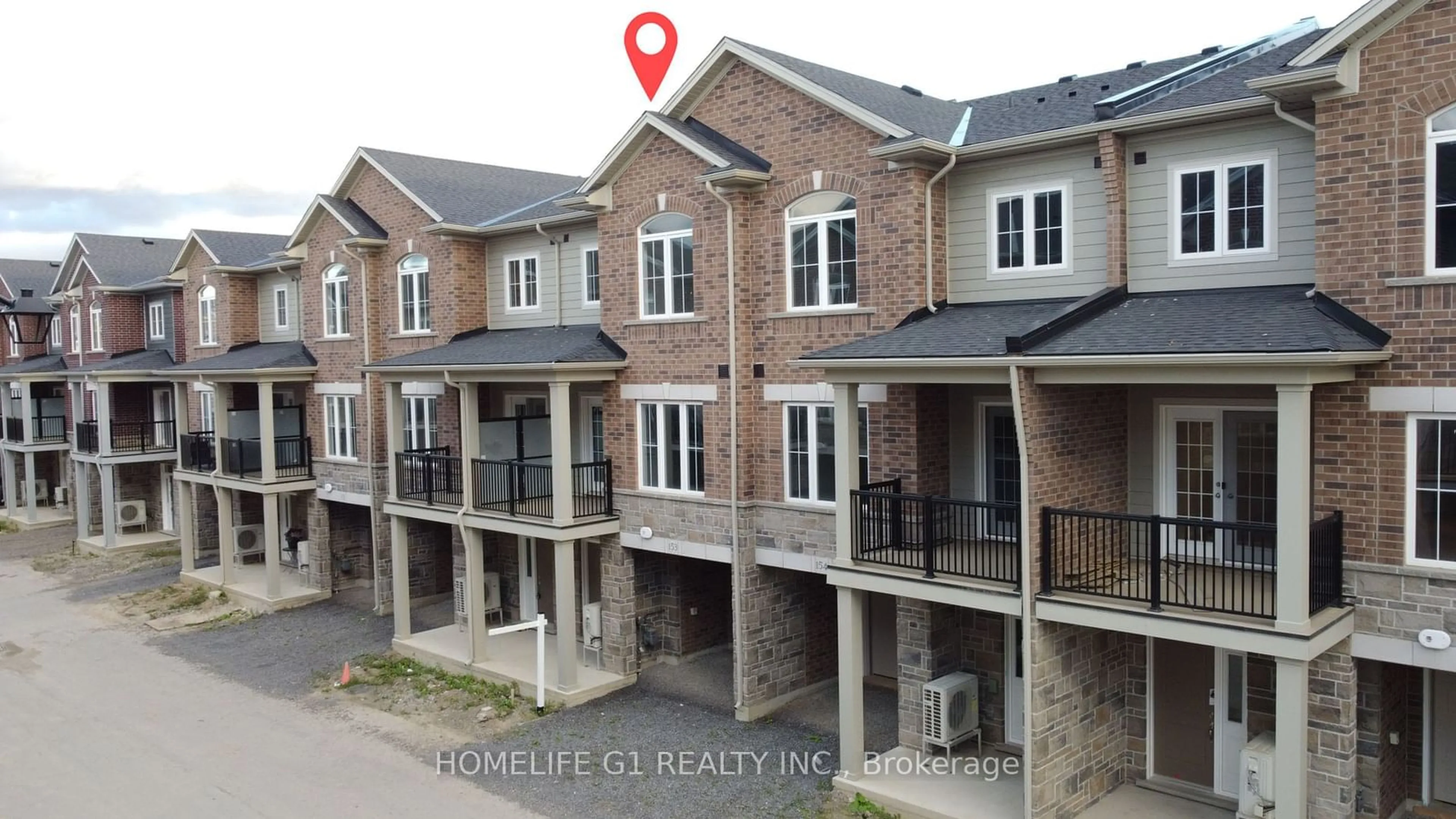 A pic from exterior of the house or condo, the street view for 677 Park Rd #153, Brantford Ontario N3R 0A2