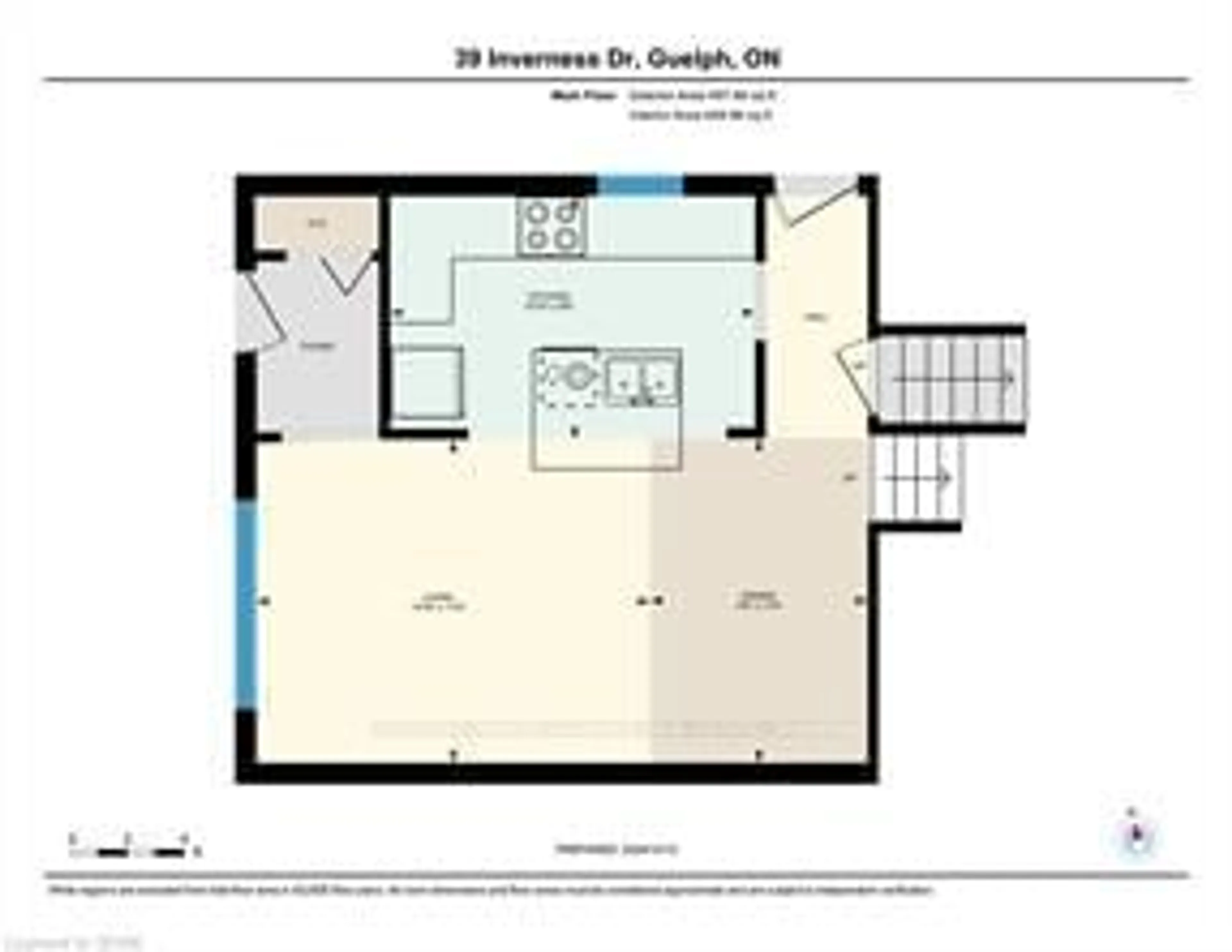 Floor plan for 39 Inverness Dr, Guelph Ontario N1E 3M1