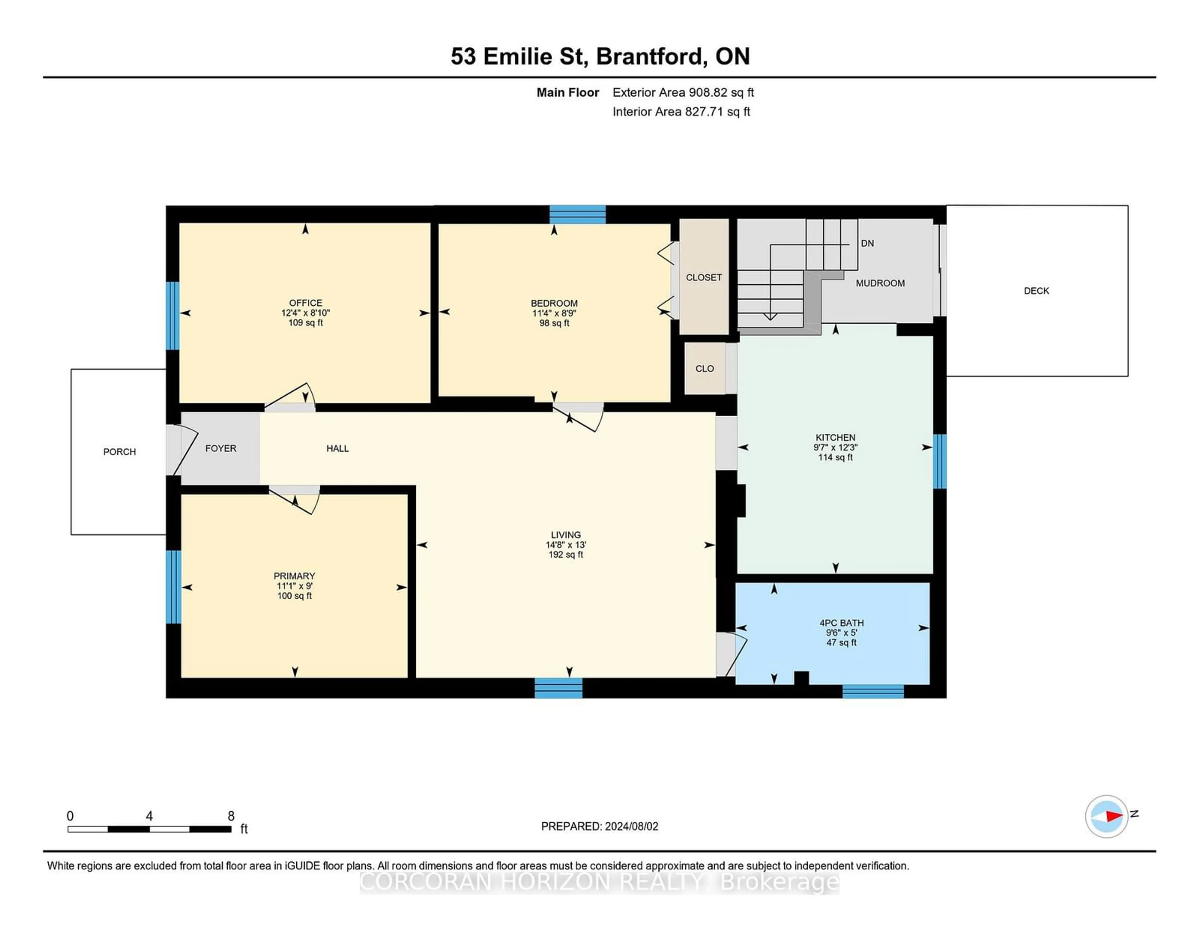 Floor plan for 53 Emilie St, Brantford Ontario N2S 1S6