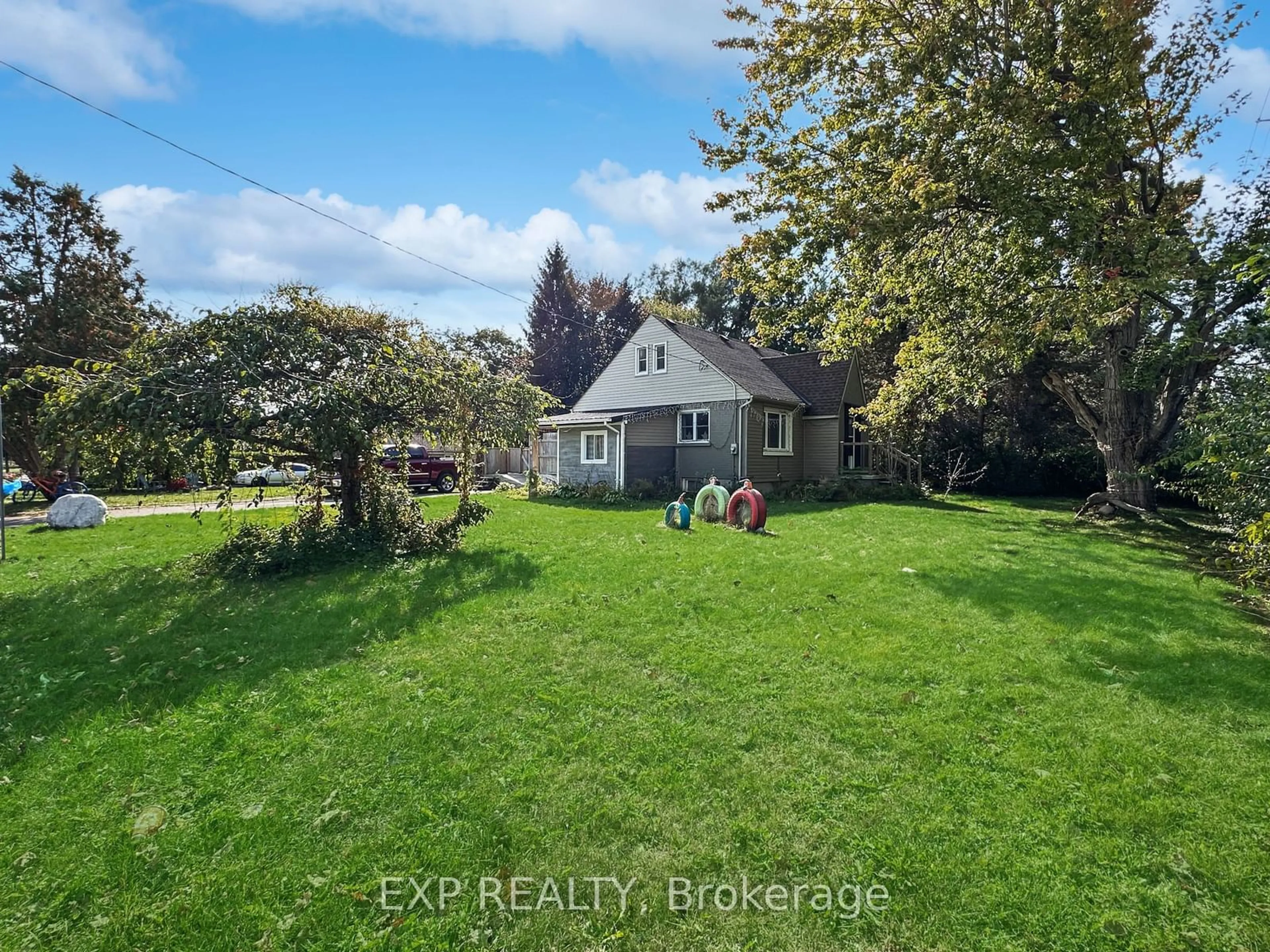 Frontside or backside of a home, the fenced backyard for 389 Northbrae Dr, London Ontario N5Y 2G9