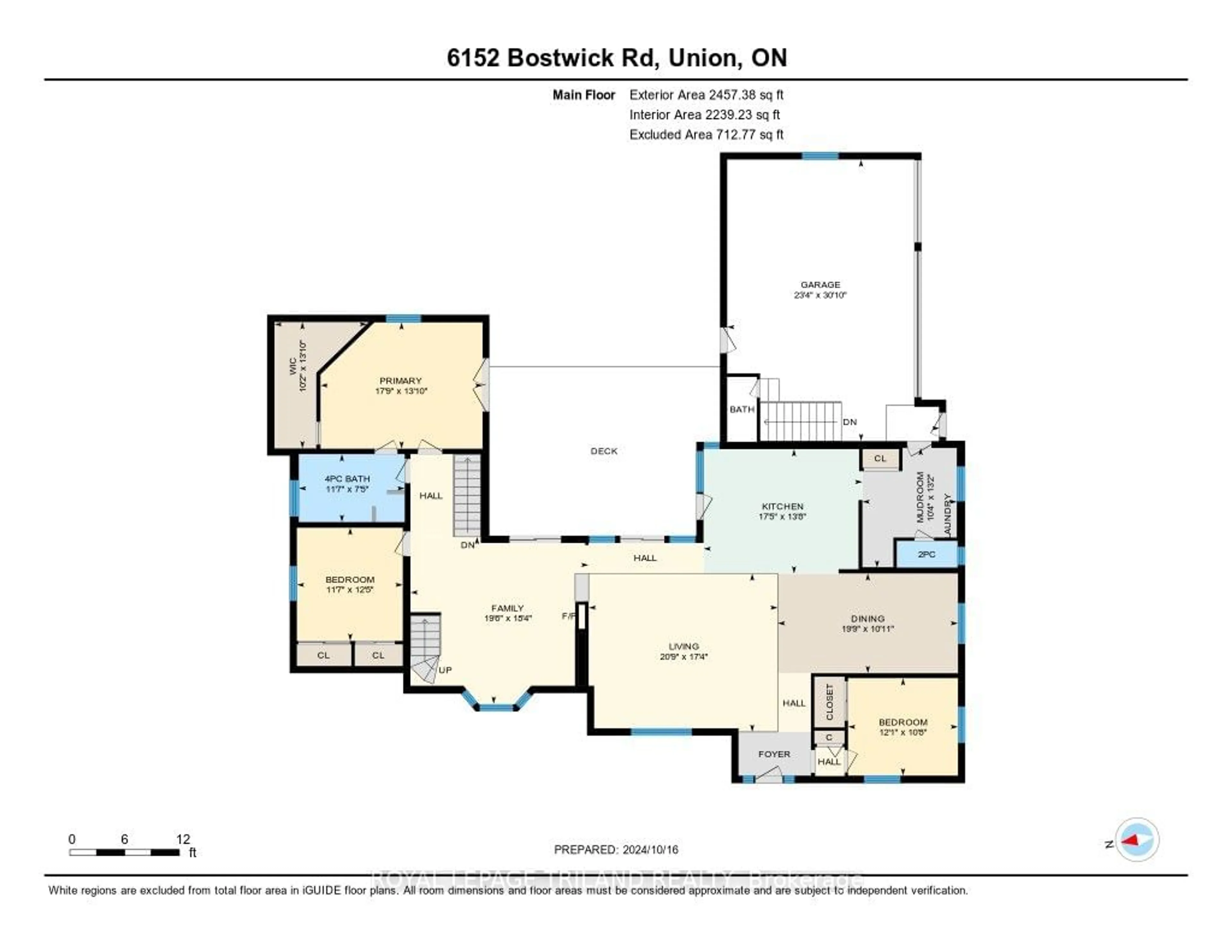 Floor plan for 6152 Bostwick Rd, Central Elgin Ontario N0L 2L0