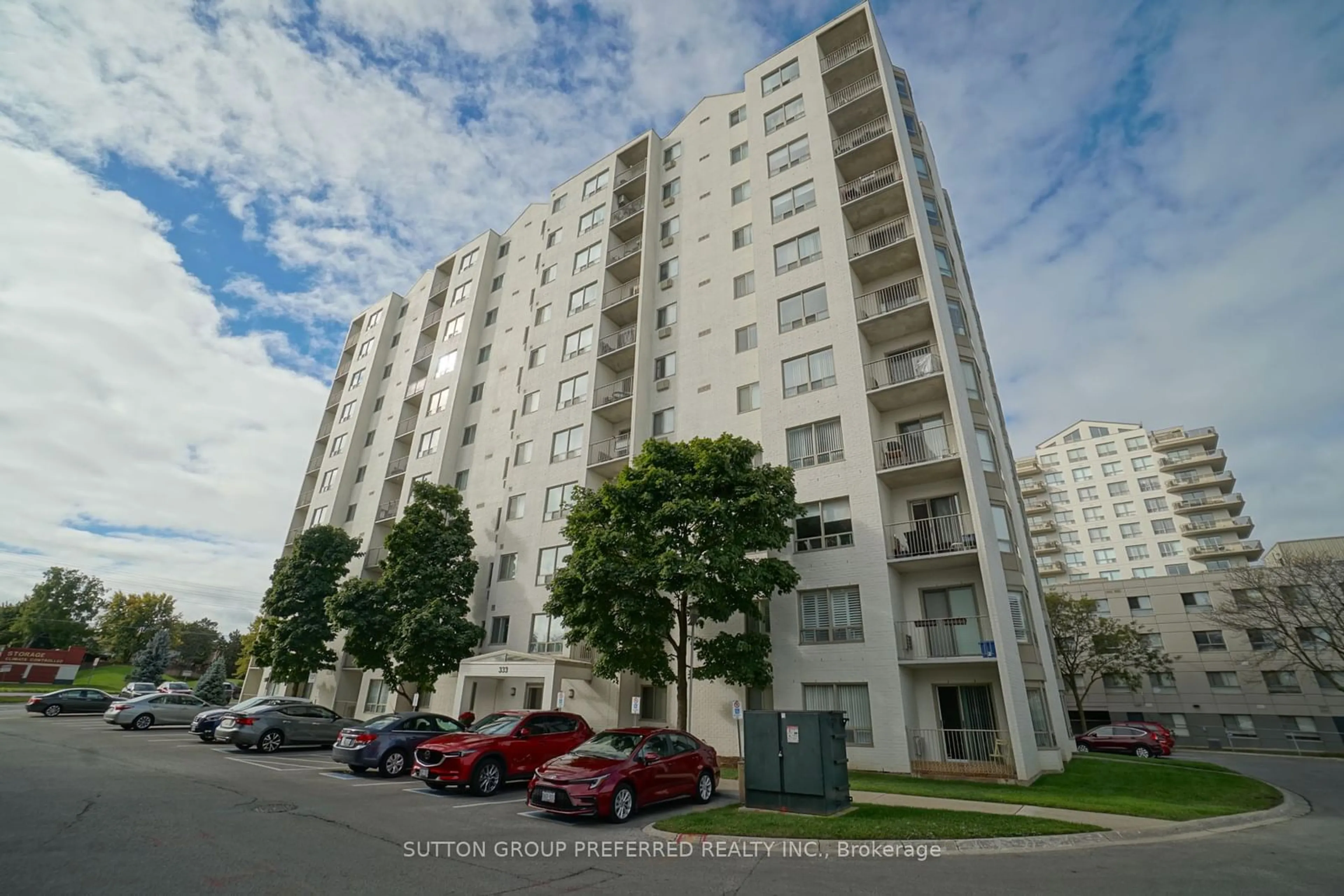 A pic from exterior of the house or condo, the street view for 333 Commissioners Rd #403, London Ontario N6J 4X7