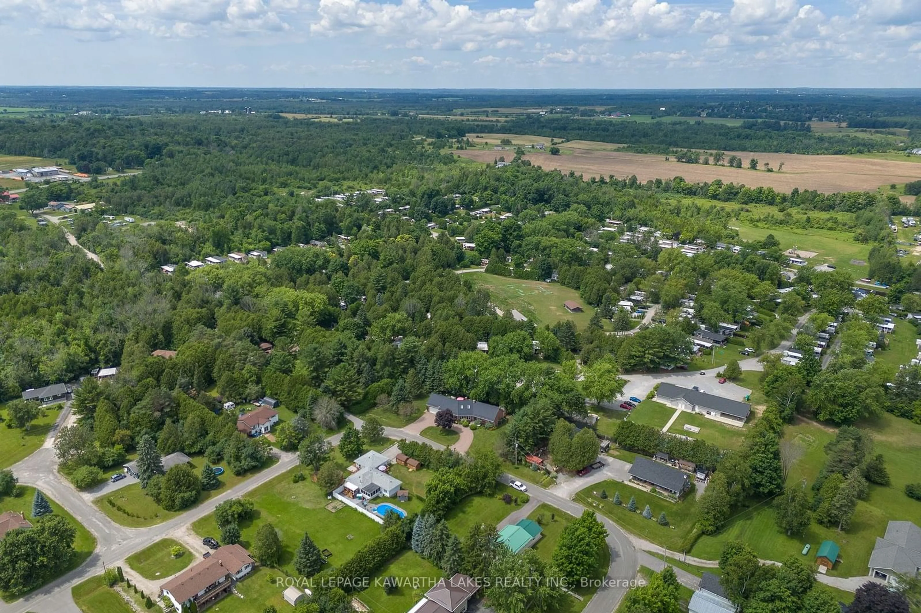 Frontside or backside of a home, the street view for 285 Crosby Dr, Kawartha Lakes Ontario K0M 1A0