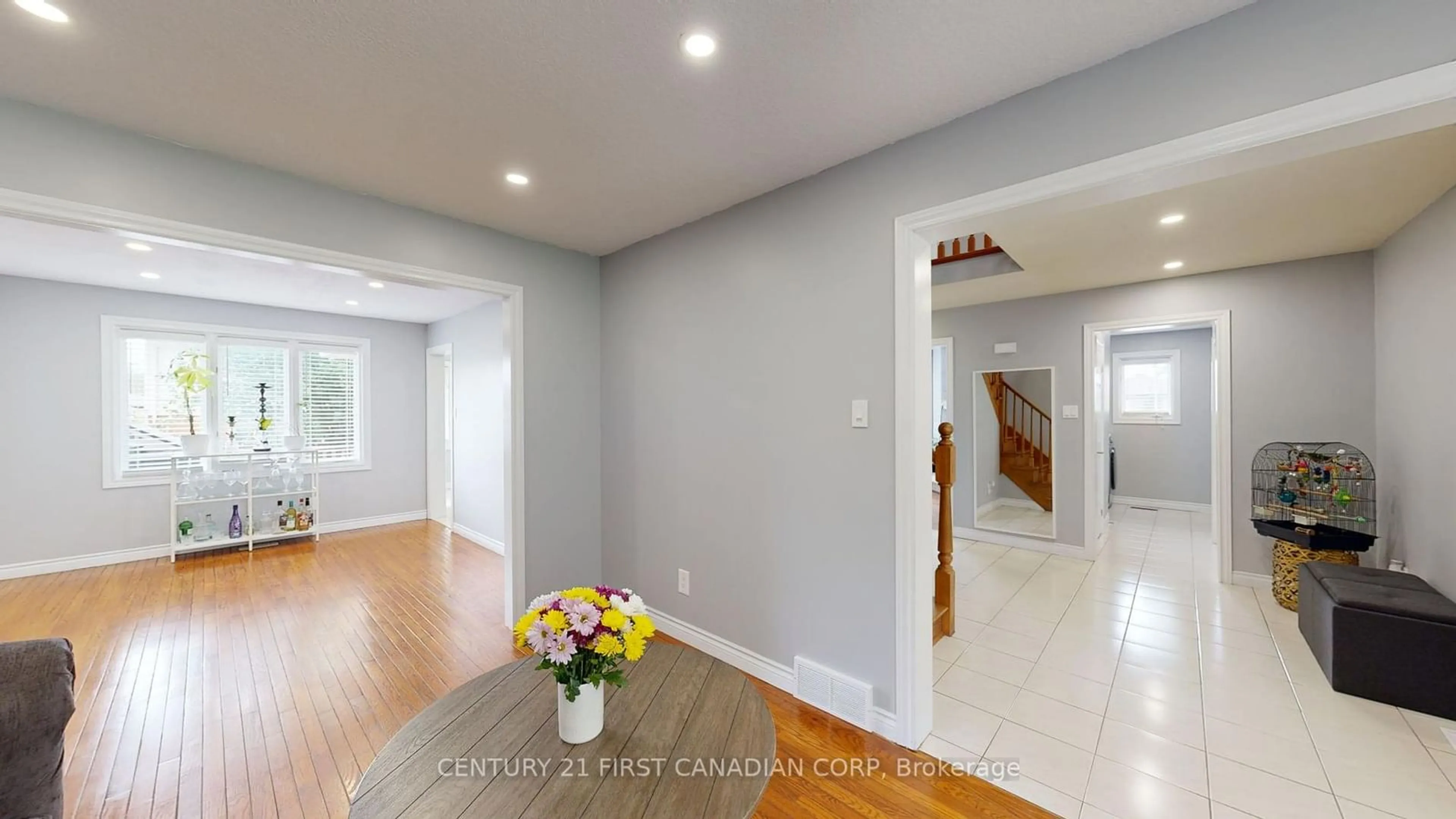 Indoor entryway, wood floors for 217 Colette Dr, London Ontario N6E 3S8