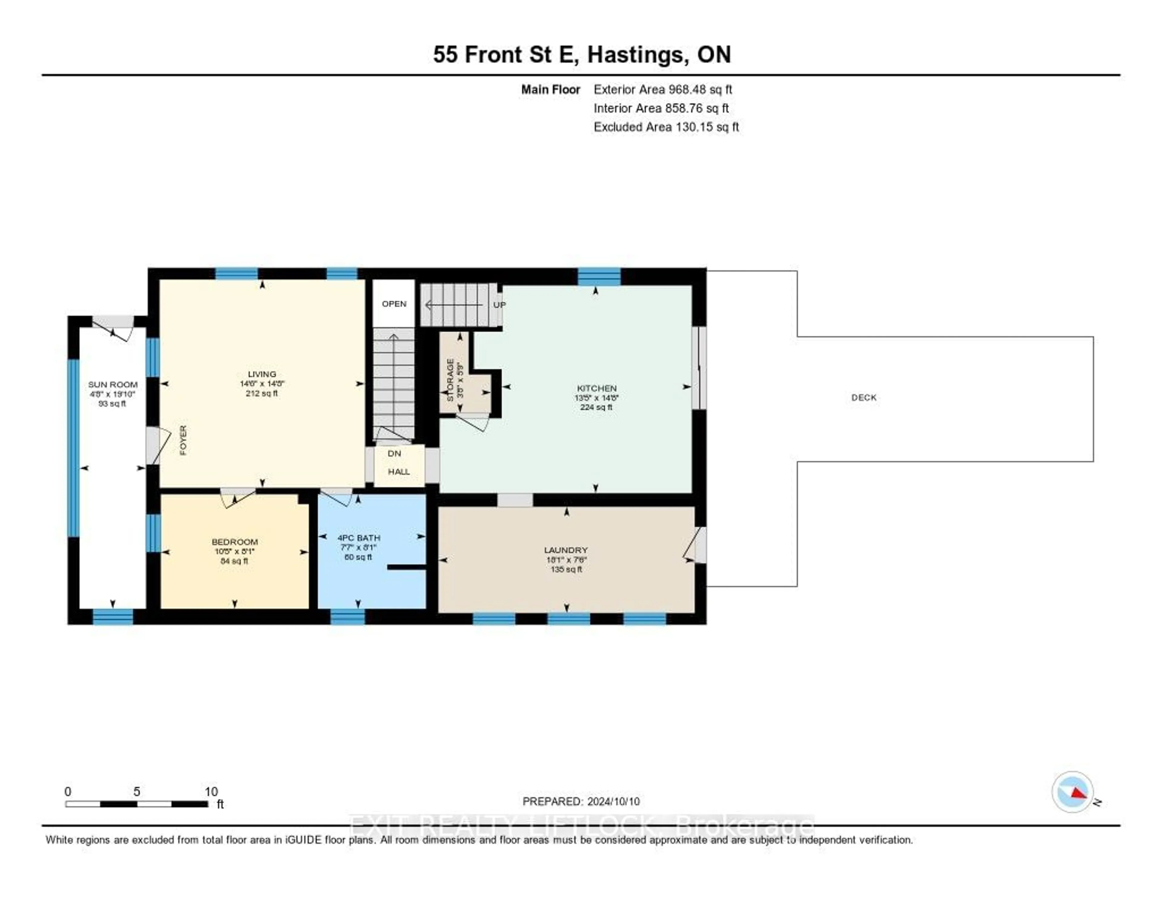 Floor plan for 55 Front Street East, Trent Hills Ontario K0L 1Y0