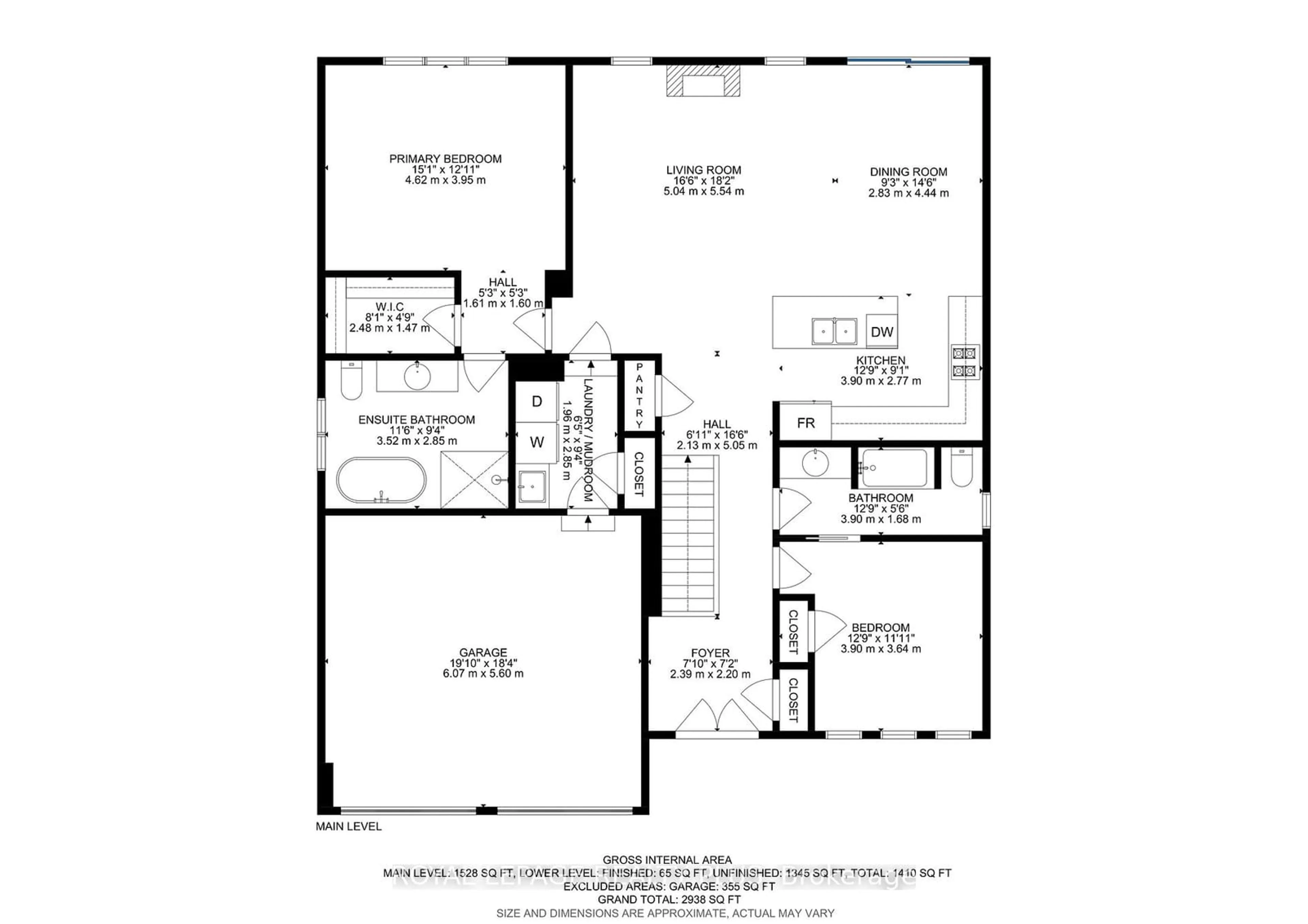 Floor plan for 164 Harpin Way, Centre Wellington Ontario N1M 0G8