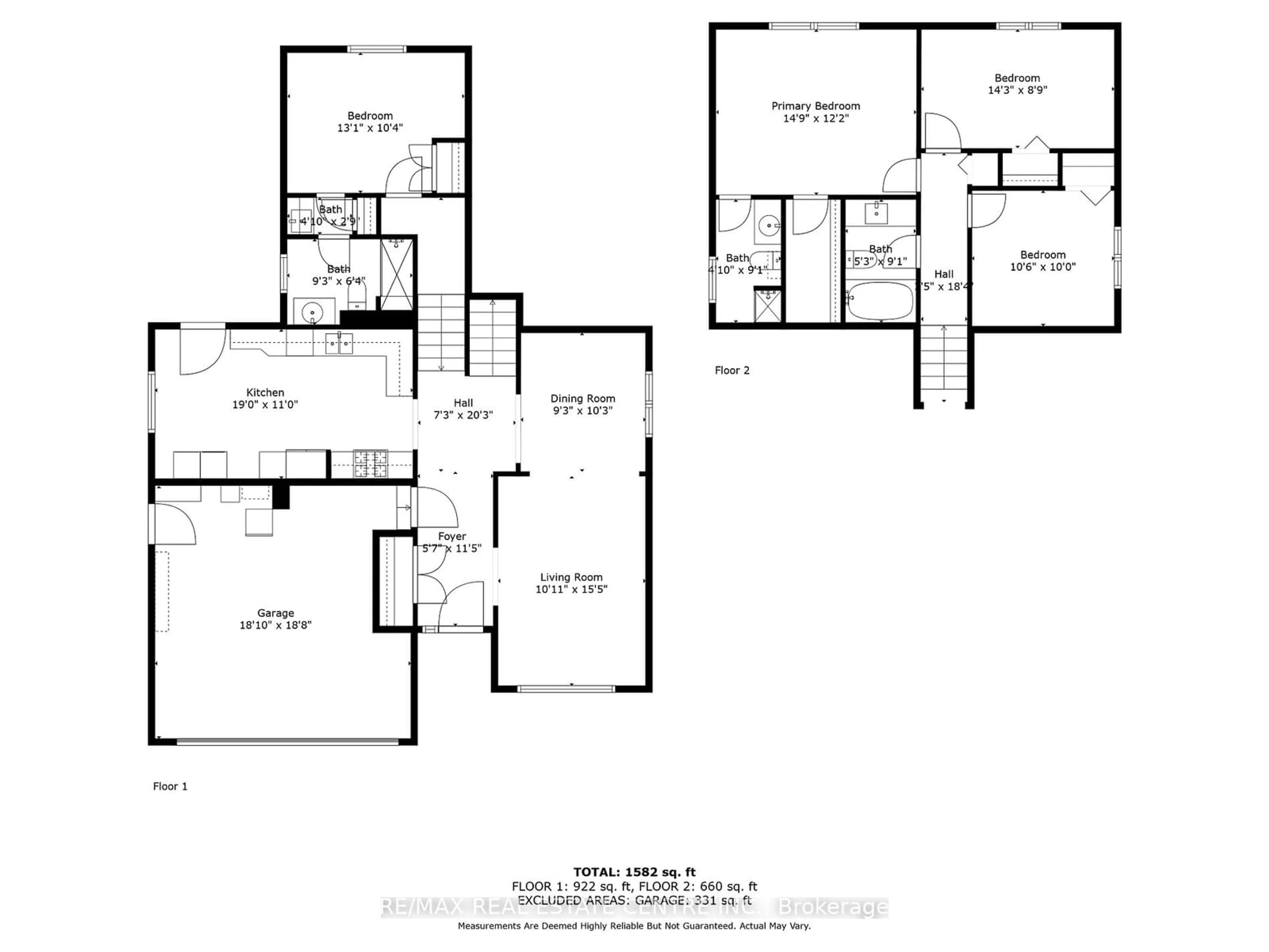 Floor plan for 8 Lowell St, Cambridge Ontario N1R 5C7