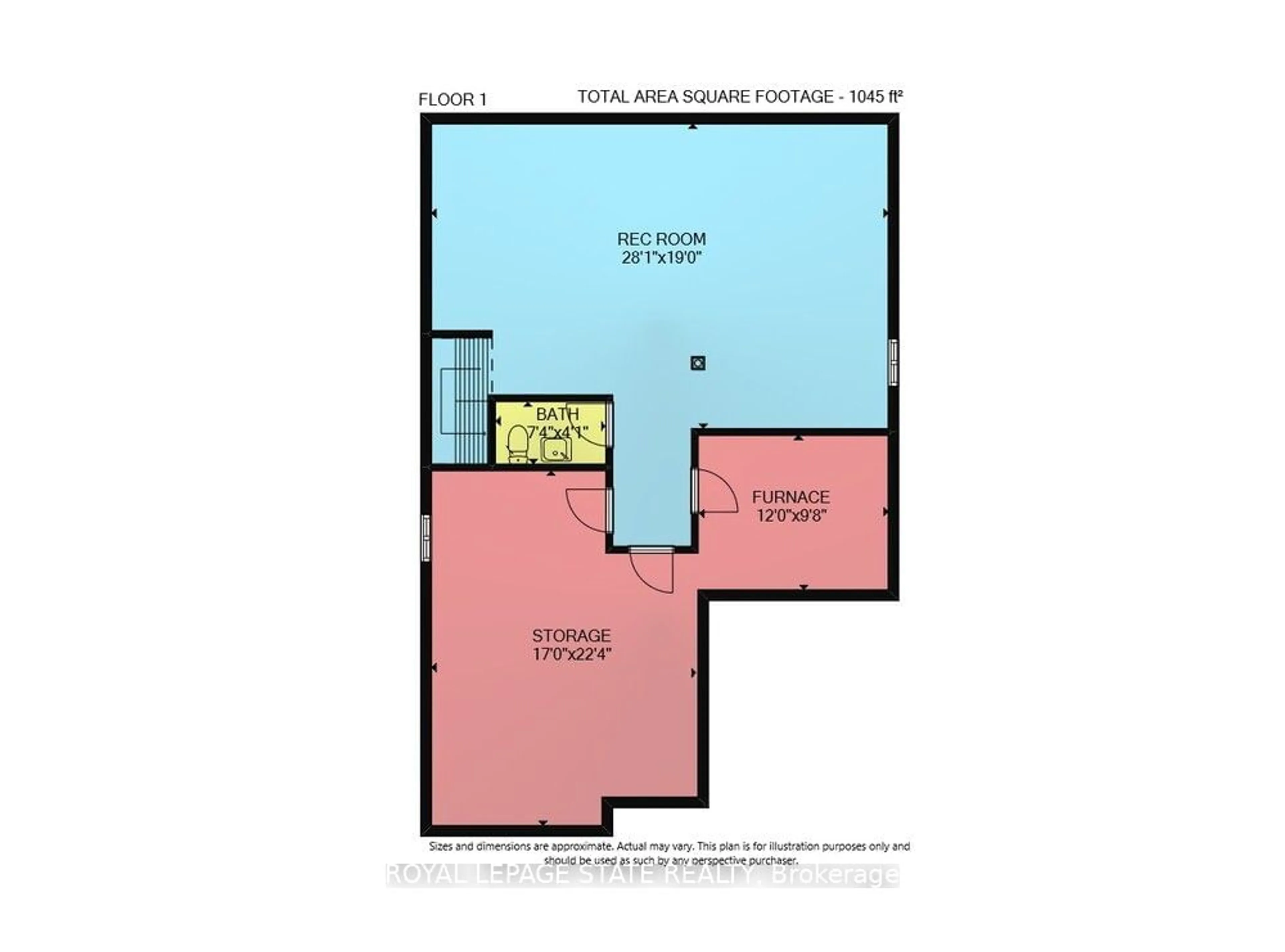 Floor plan for 63 Edna Ave, Hamilton Ontario L0R 1P0