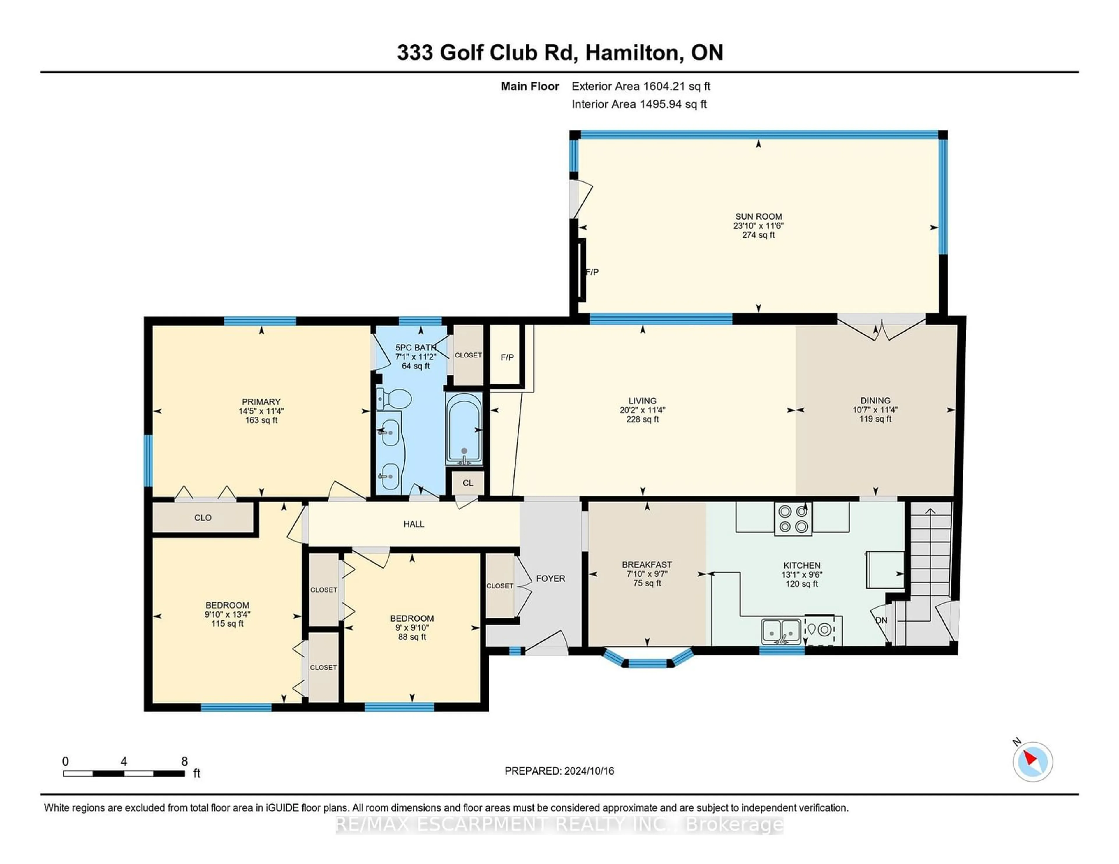 Floor plan for 333 GOLF CLUB Rd, Hamilton Ontario L0R 1P0