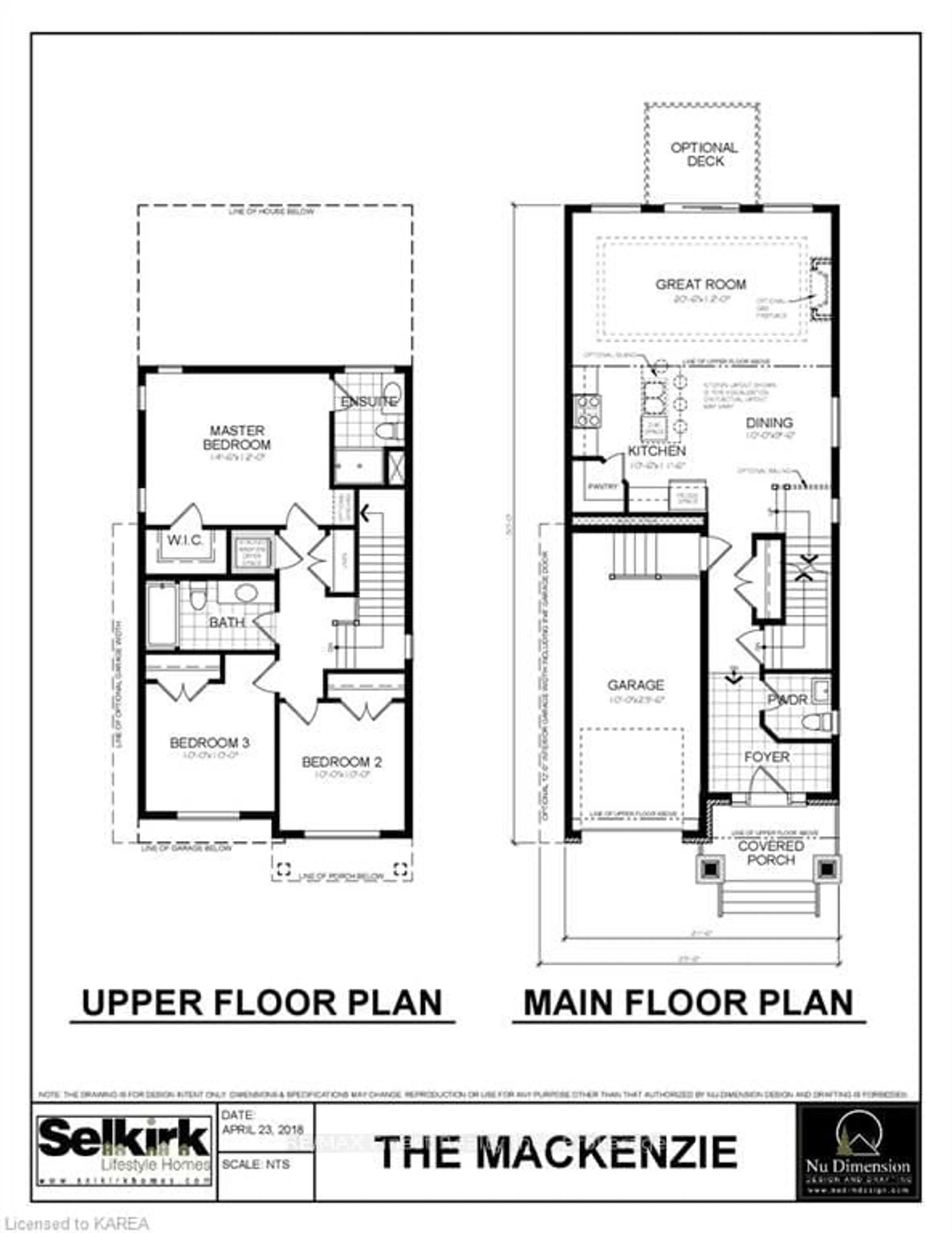 Floor plan for 4 STONE St, Greater Napanee Ontario K7R 3X8