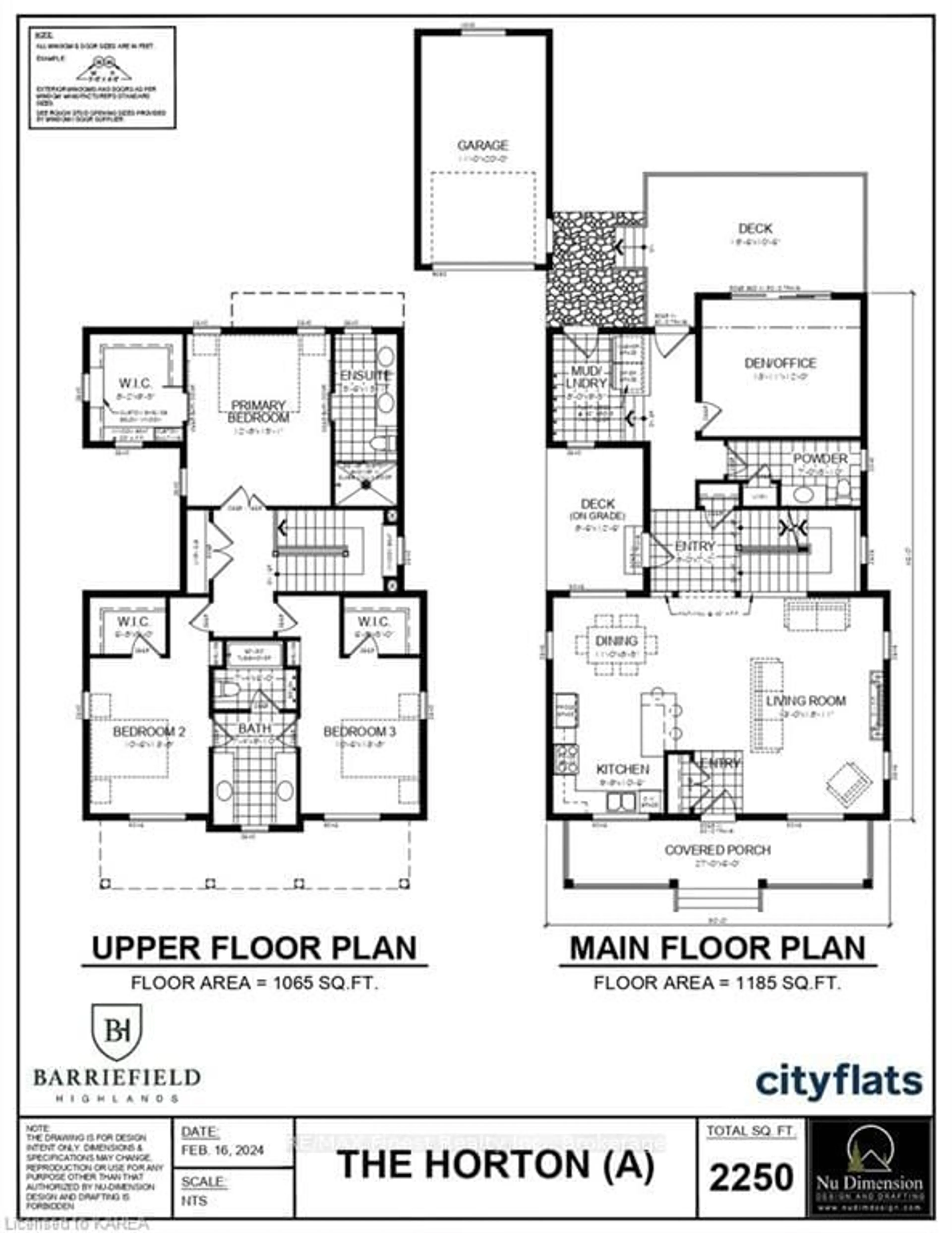 Floor plan for LOT 7 OLD KILN Cres, Kingston Ontario K7K 5R5