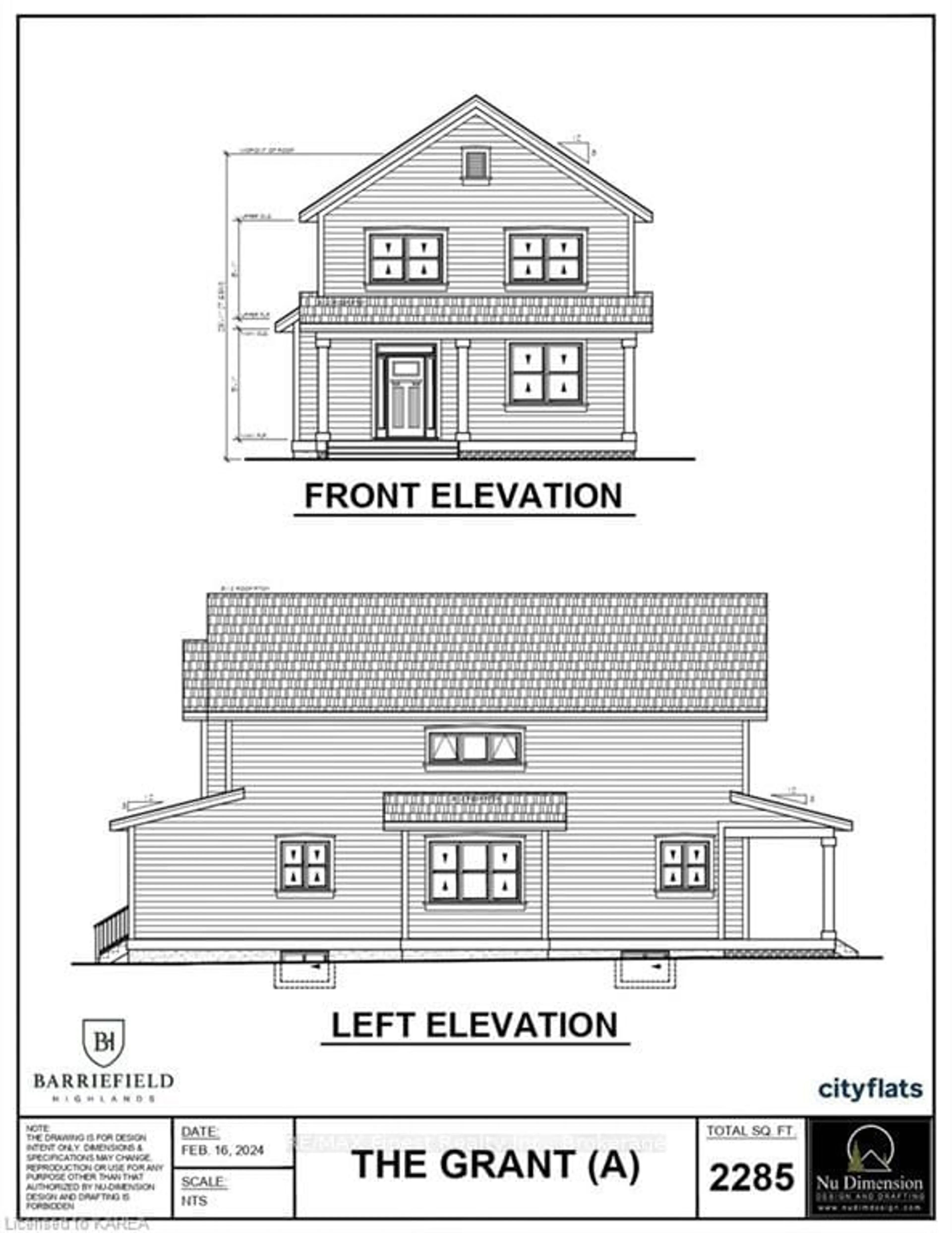 Floor plan for LOT 14 WELLINGTON St, Kingston Ontario K7K 5R5