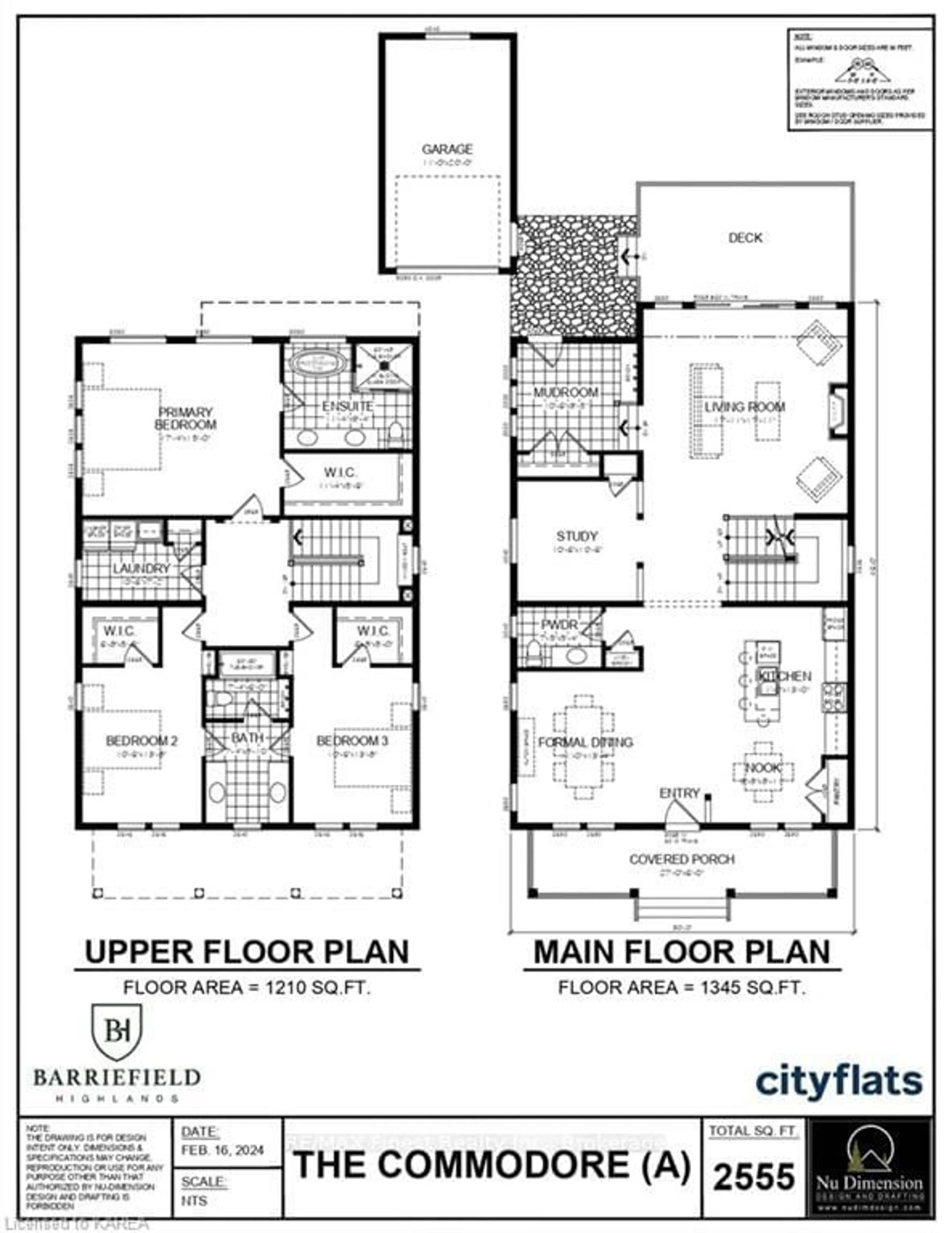 Floor plan for LOT 21 OLD KILN Cres, Kingston Ontario K7K 5R5