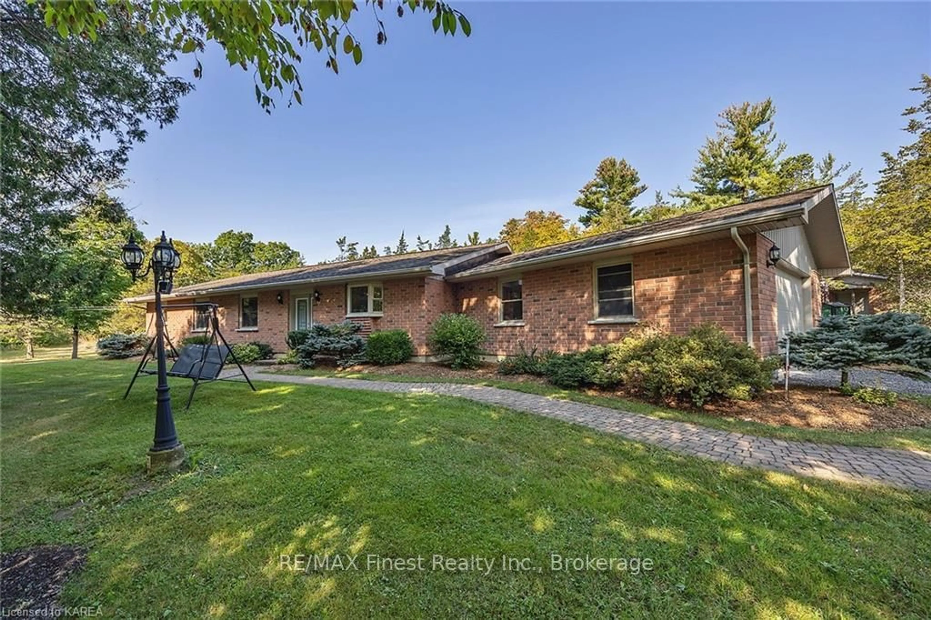 Frontside or backside of a home, the fenced backyard for 4733 TAYLOR KIDD Blvd, Loyalist Ontario K0G 1G0